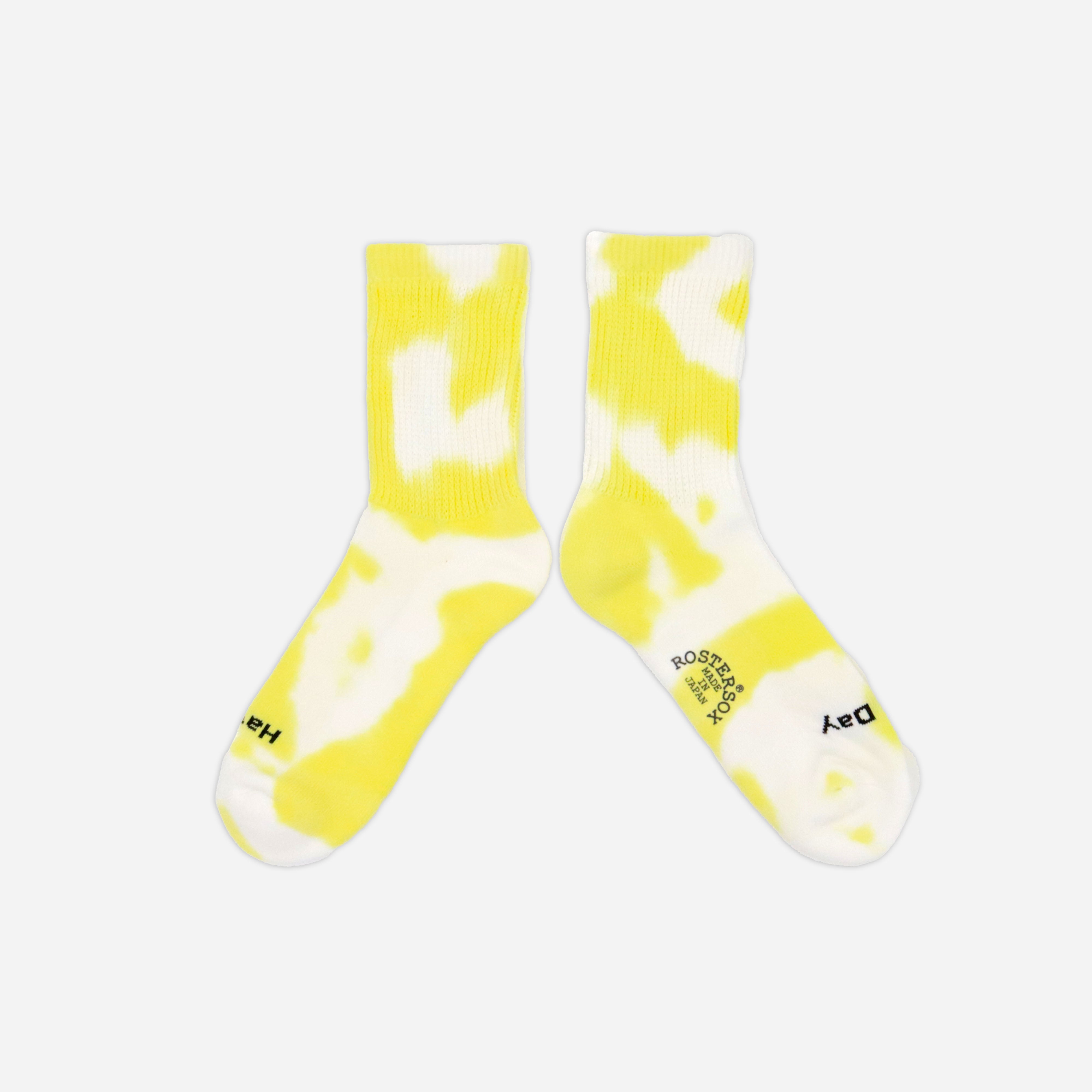 TIE DYE SOCK - YELLOW