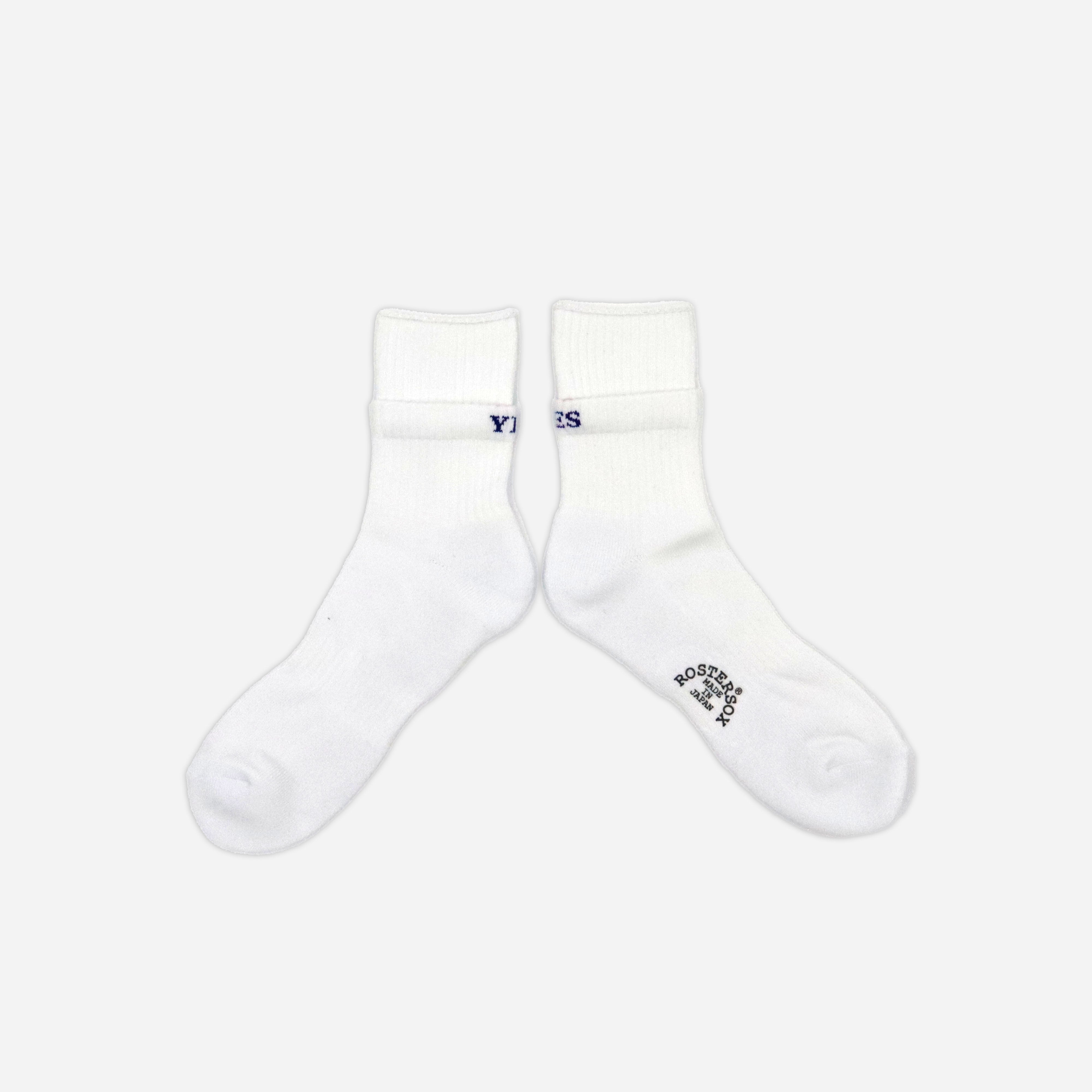 YES/NO SOCK - WHITE