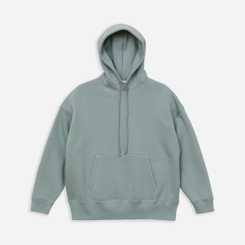 10oz BIG SILHOUETTE PULLOVER HOODIE - SMOKY GREEN