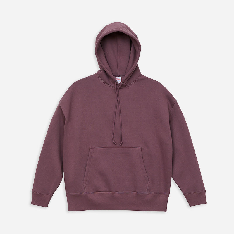 10oz BIG SILHOUETTE PULLOVER HOODIE - MERLOT