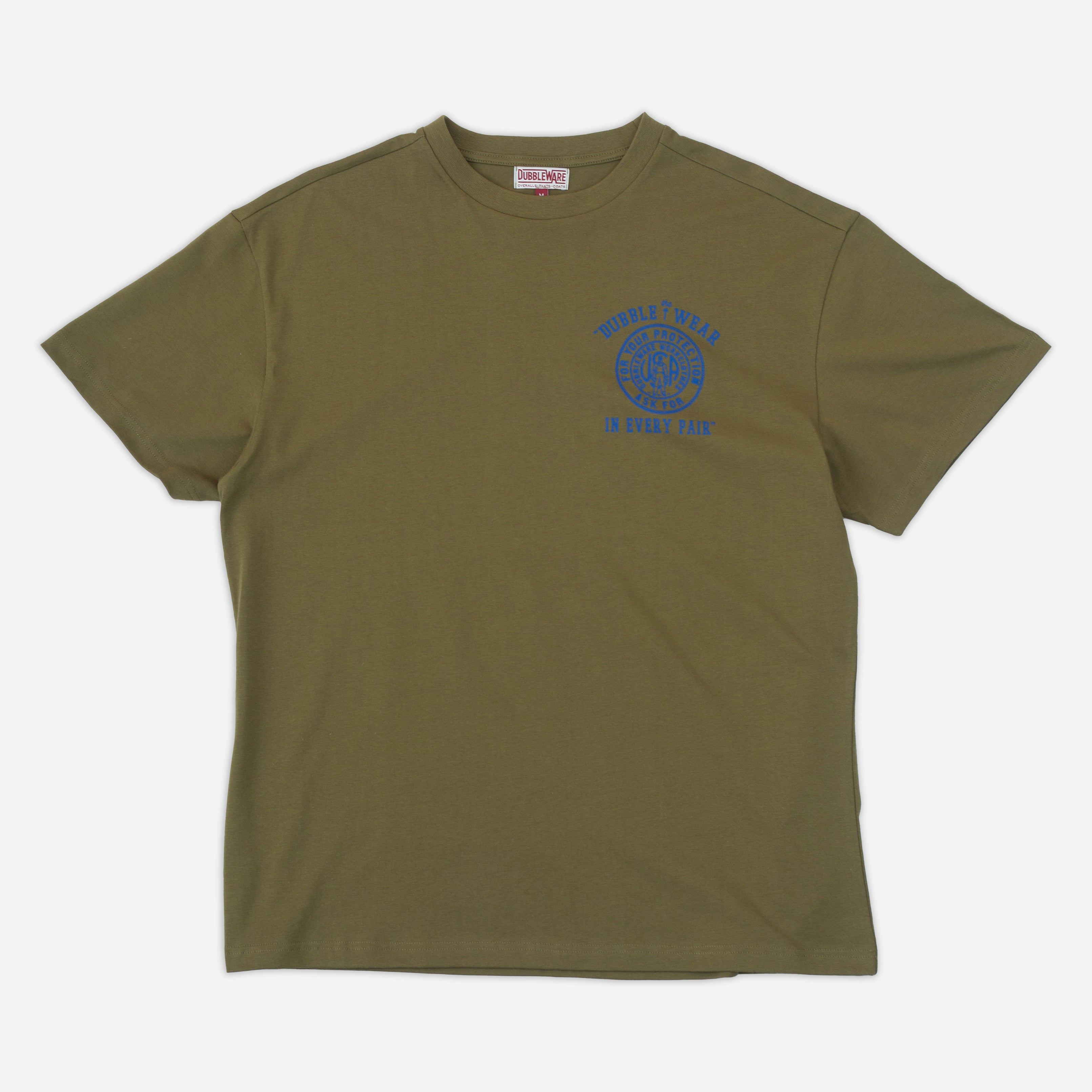 DUBBLE THE WEAR TEE - DARK OLIVE
