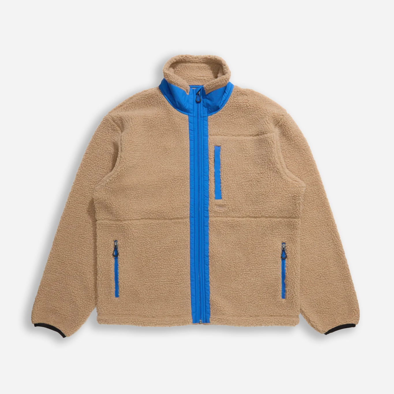 EXPEDITION FLEECE JACKET - BEIGE/BLUE