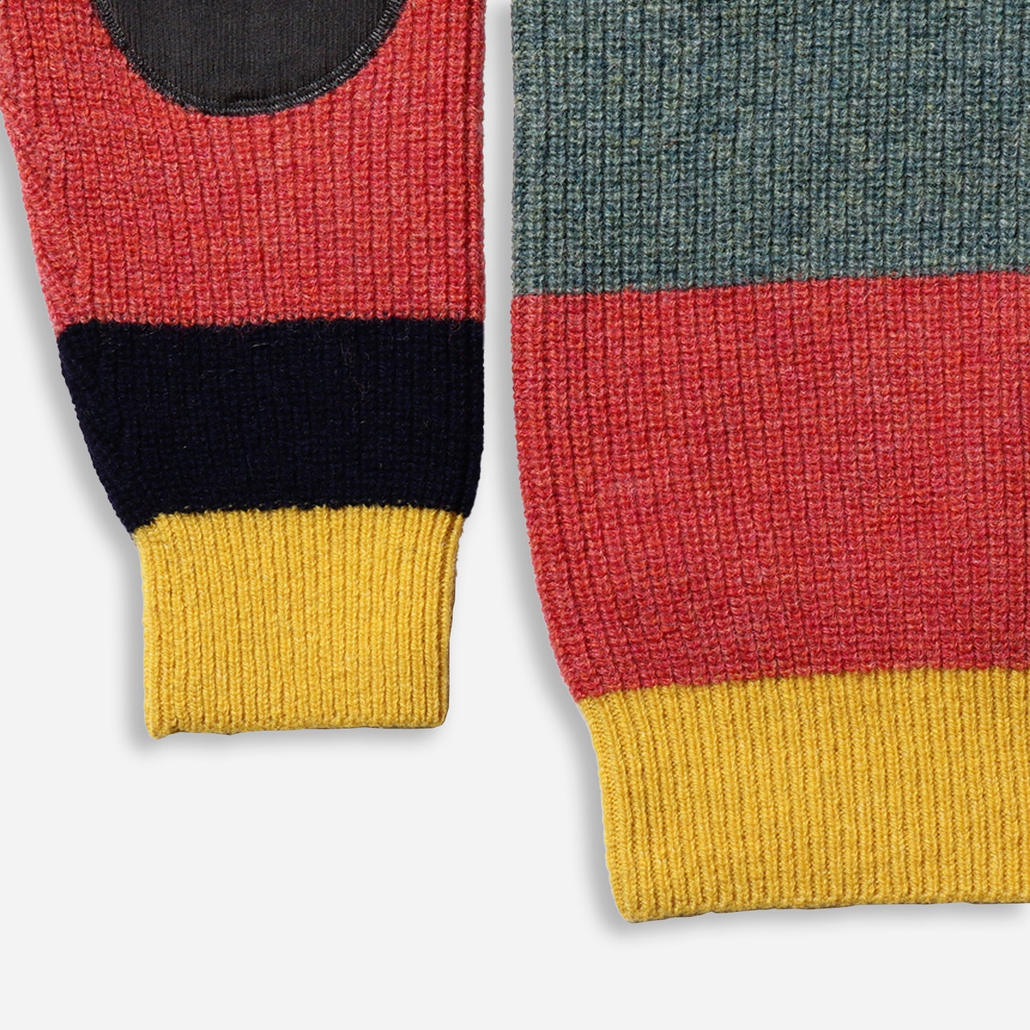 CREW NECK STRIPE SWEATER - MULTI