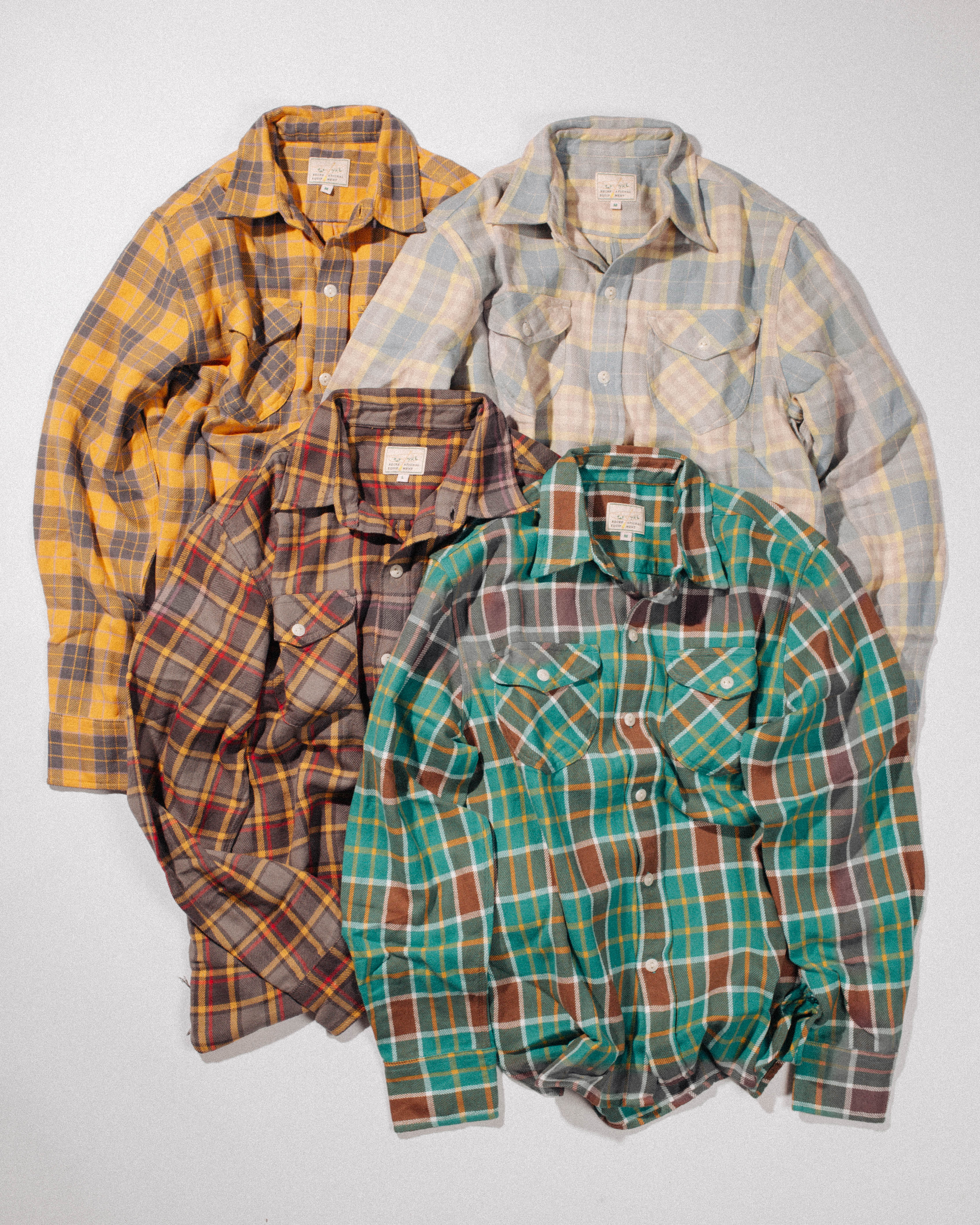 WASHED FLANNEL WORKSHIRT - RIVERBEND