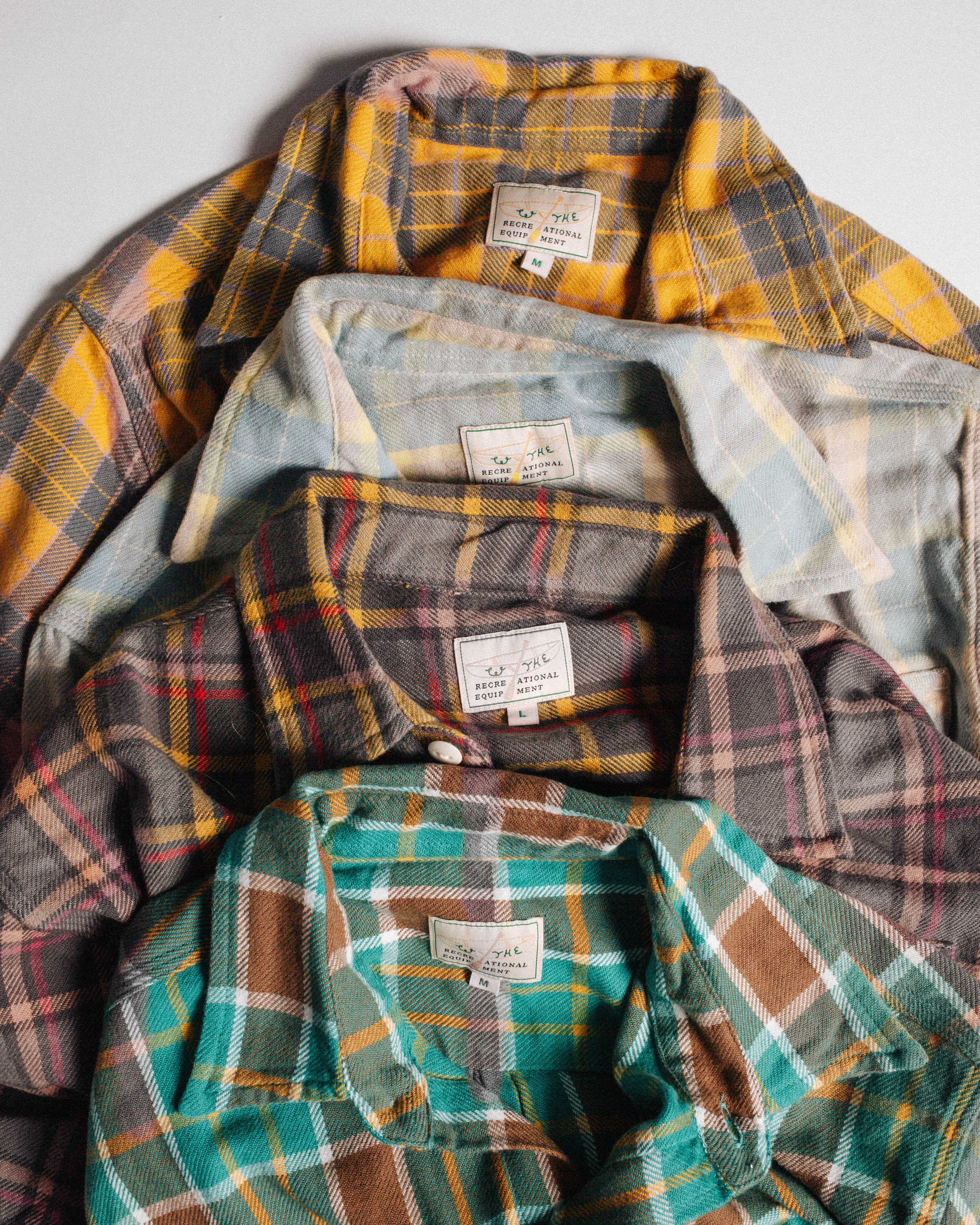 WASHED FLANNEL WORKSHIRT - RIVERBEND