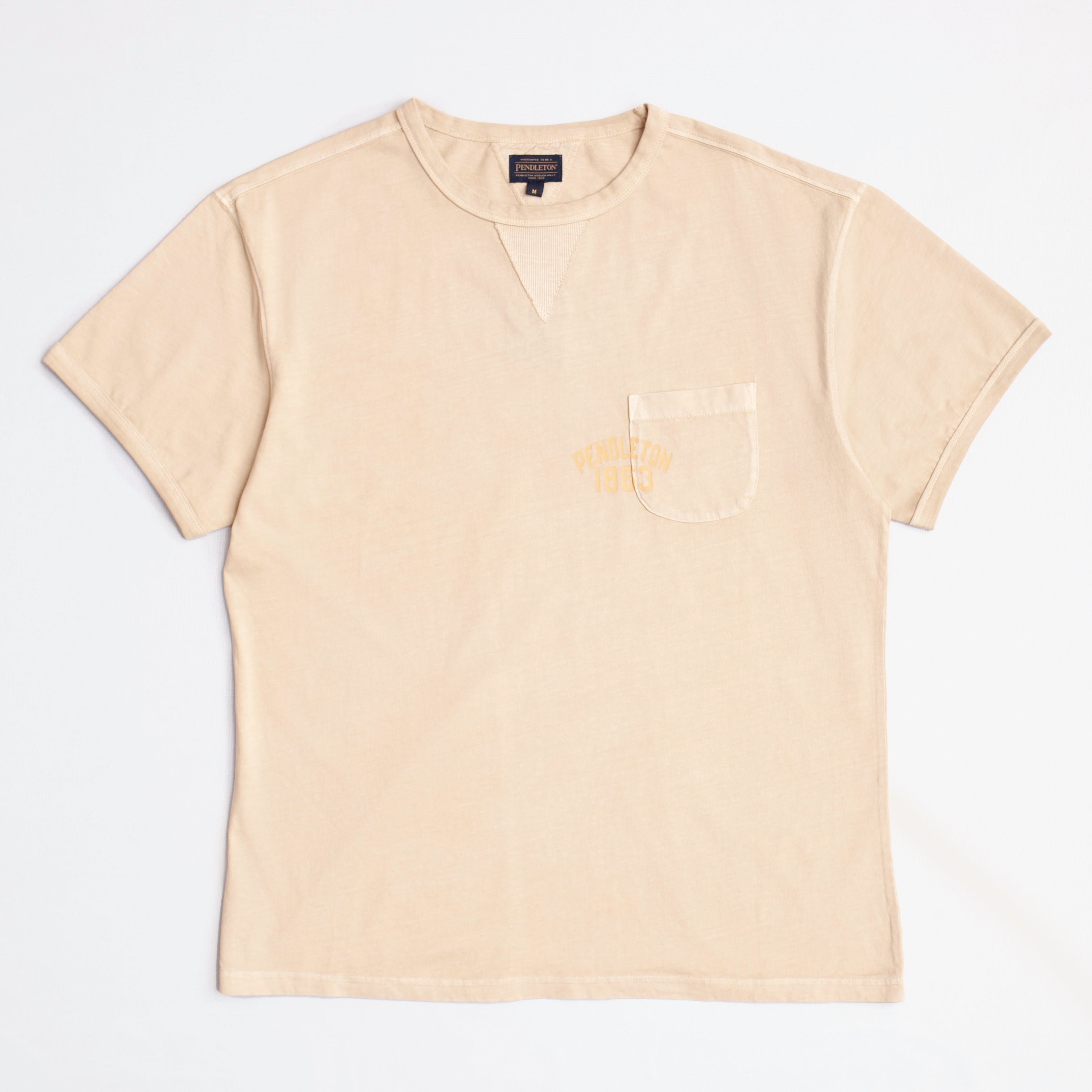 1863 POCKET TEE - SAND