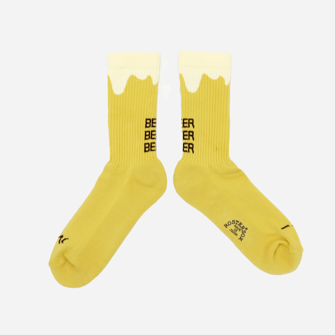 BEER SOCKS - YELLOW