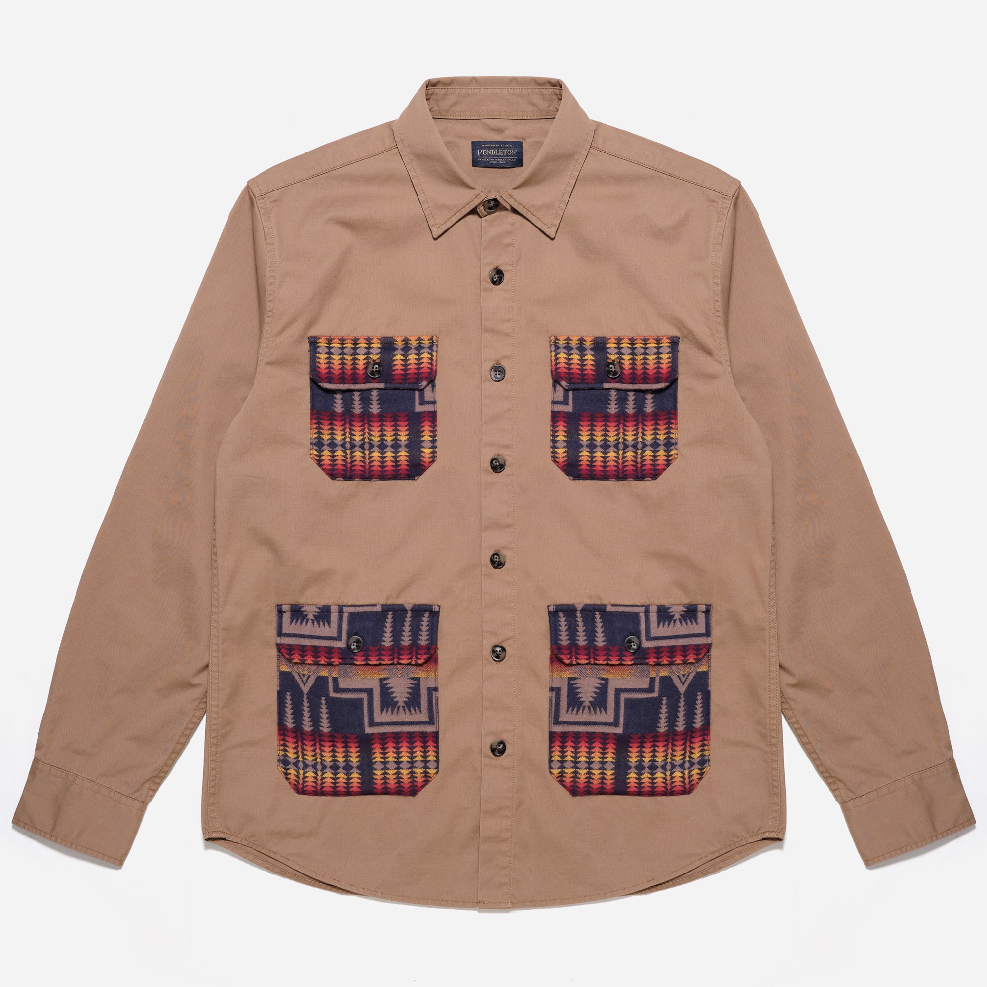HUNTING EXPLORER SHIRT (THE HARDING CAPSULE) - KHAKI/HARDING