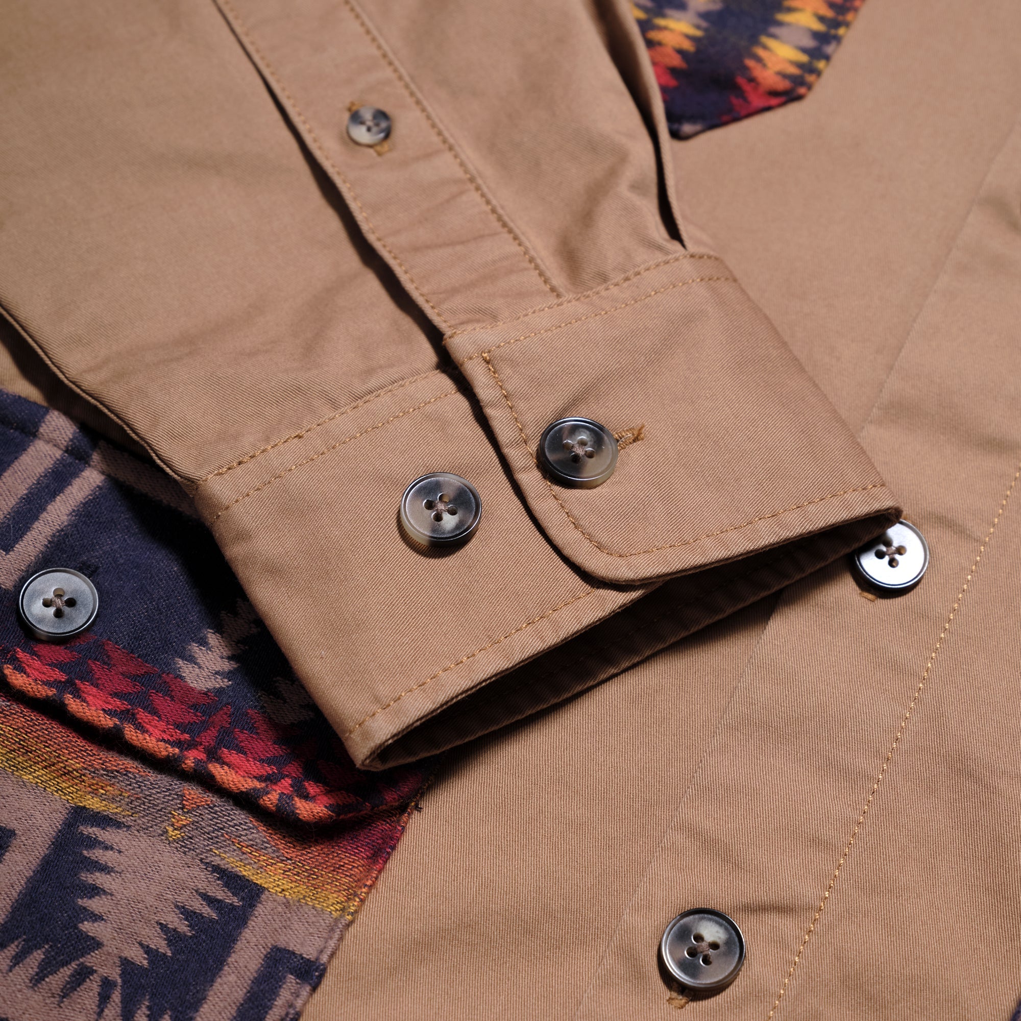 HUNTING EXPLORER SHIRT (THE HARDING CAPSULE) - KHAKI/HARDING