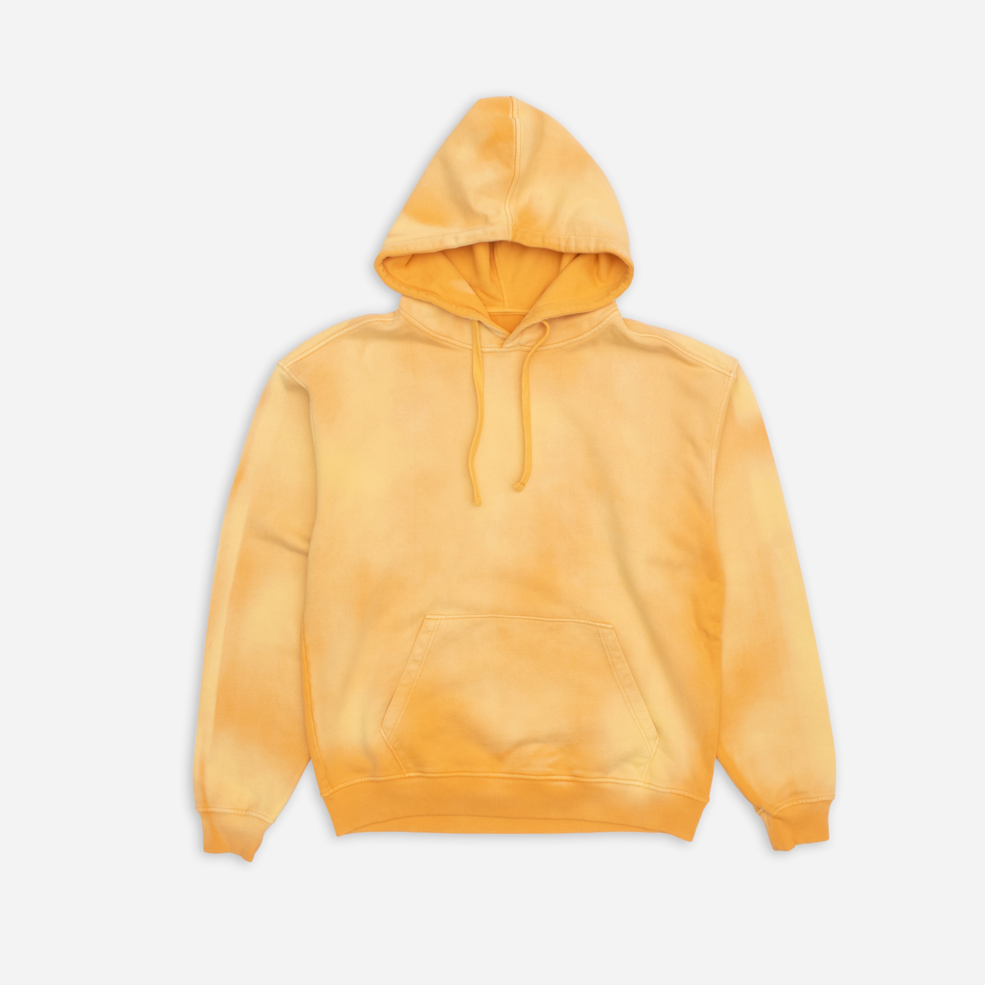 SUN FADED POPOVER HOODIE - WASHED YELLOW