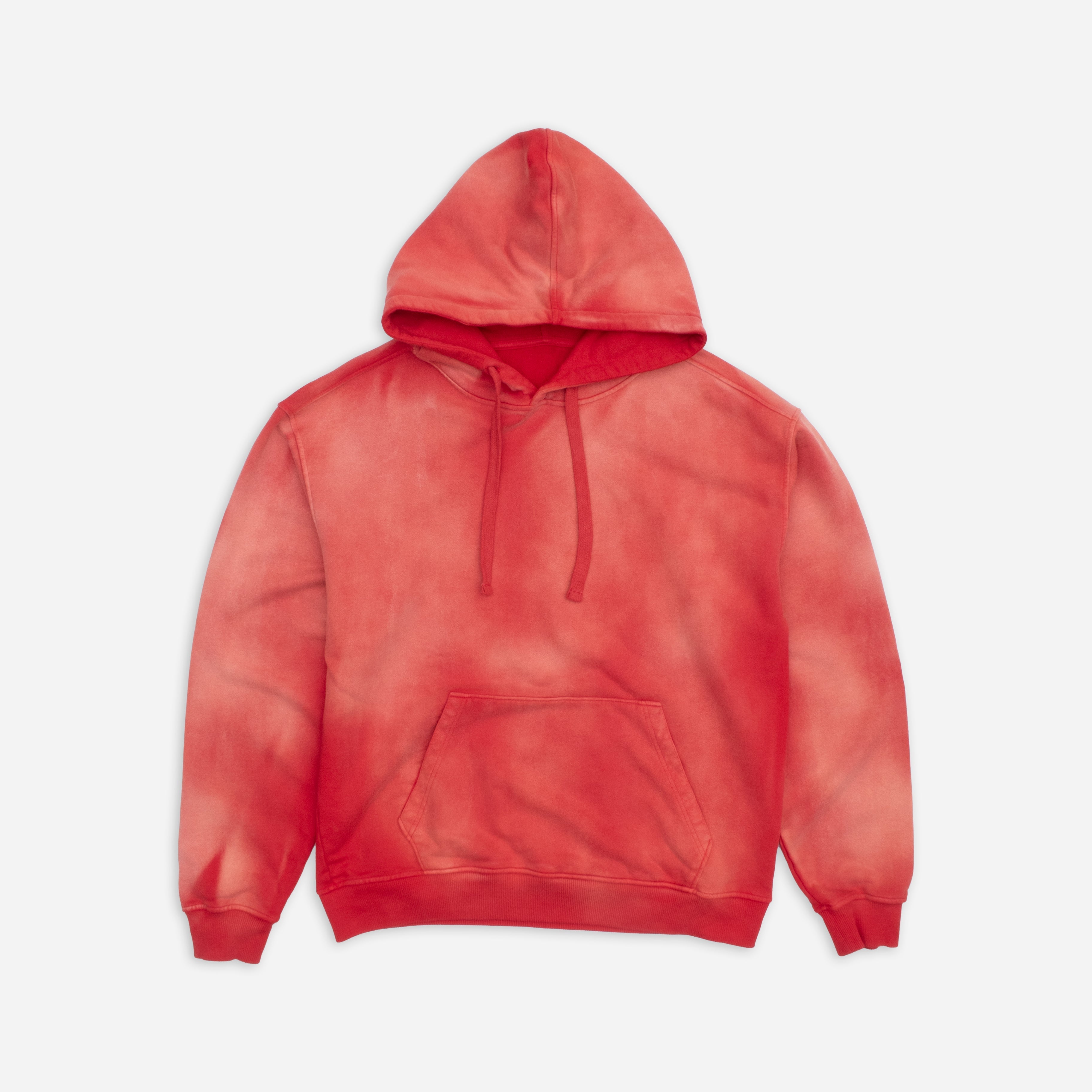 SUN FADED HOODIE - WASHED RED