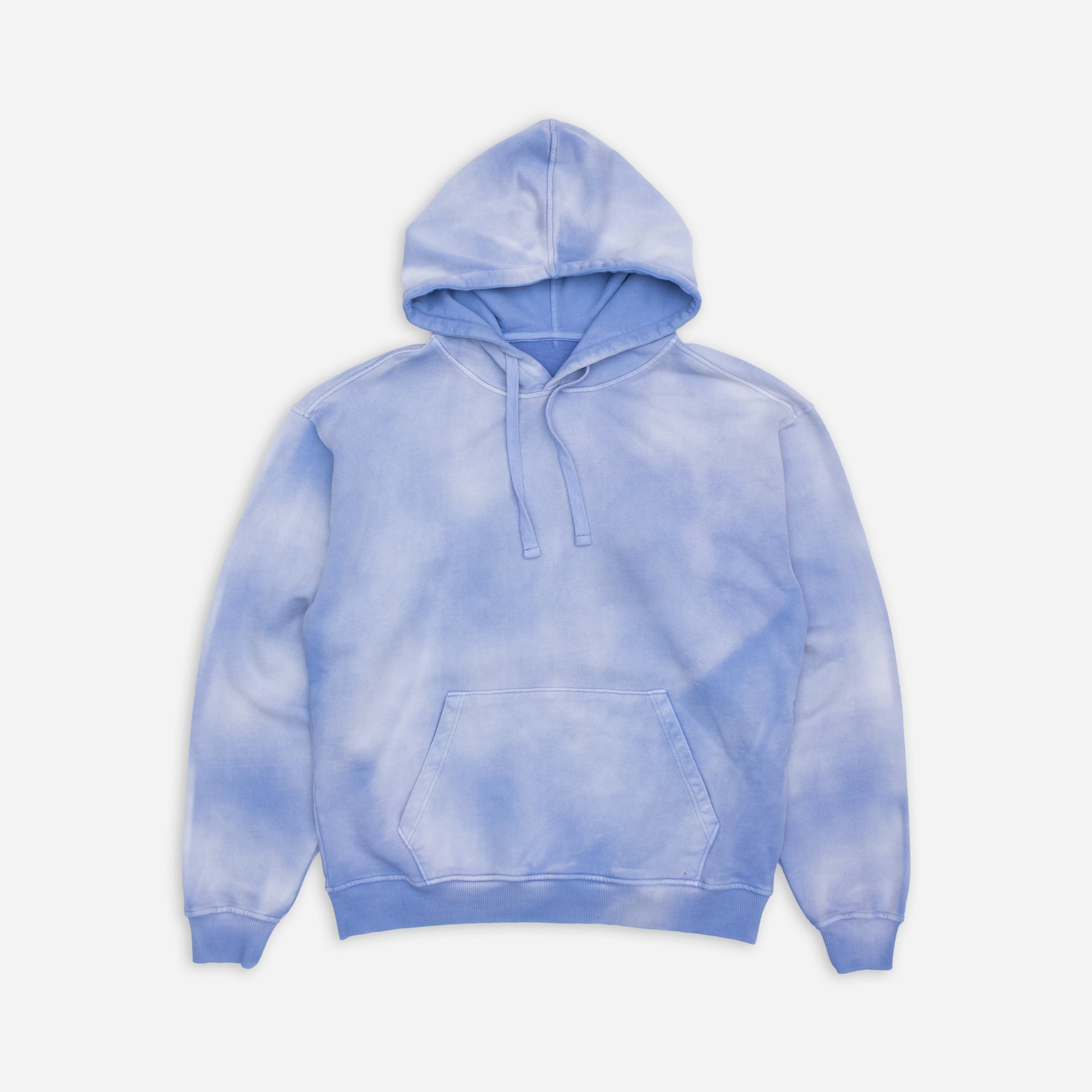 SUN FADED HOODIE - WASHED BLUE
