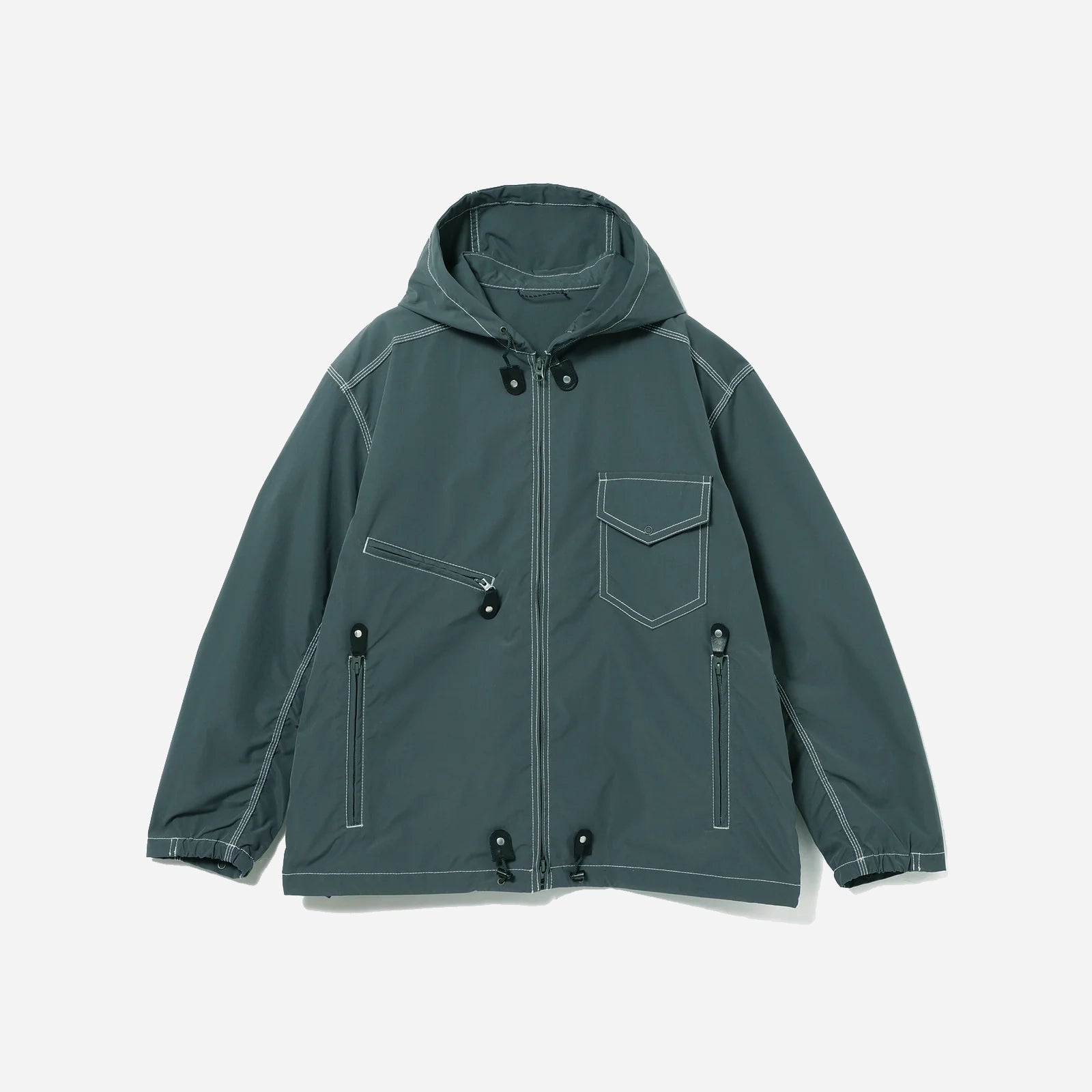 RUSSEL ZIP PARKA JACKET - BALSAM GREEN