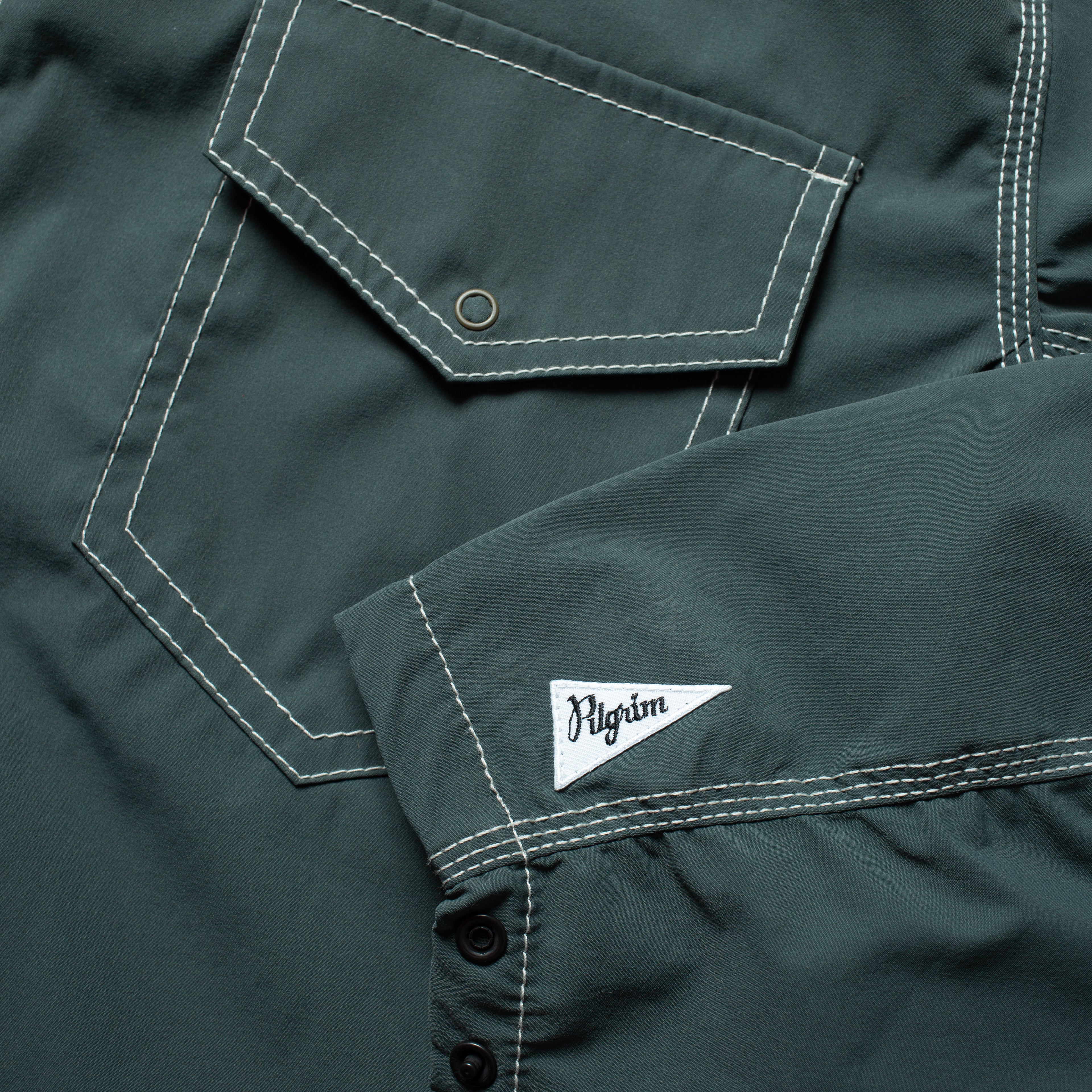 RUSSEL ZIP PARKA JACKET - BALSAM GREEN