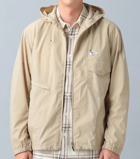RUSSEL ZIP PARKA JACKET - KHAKI