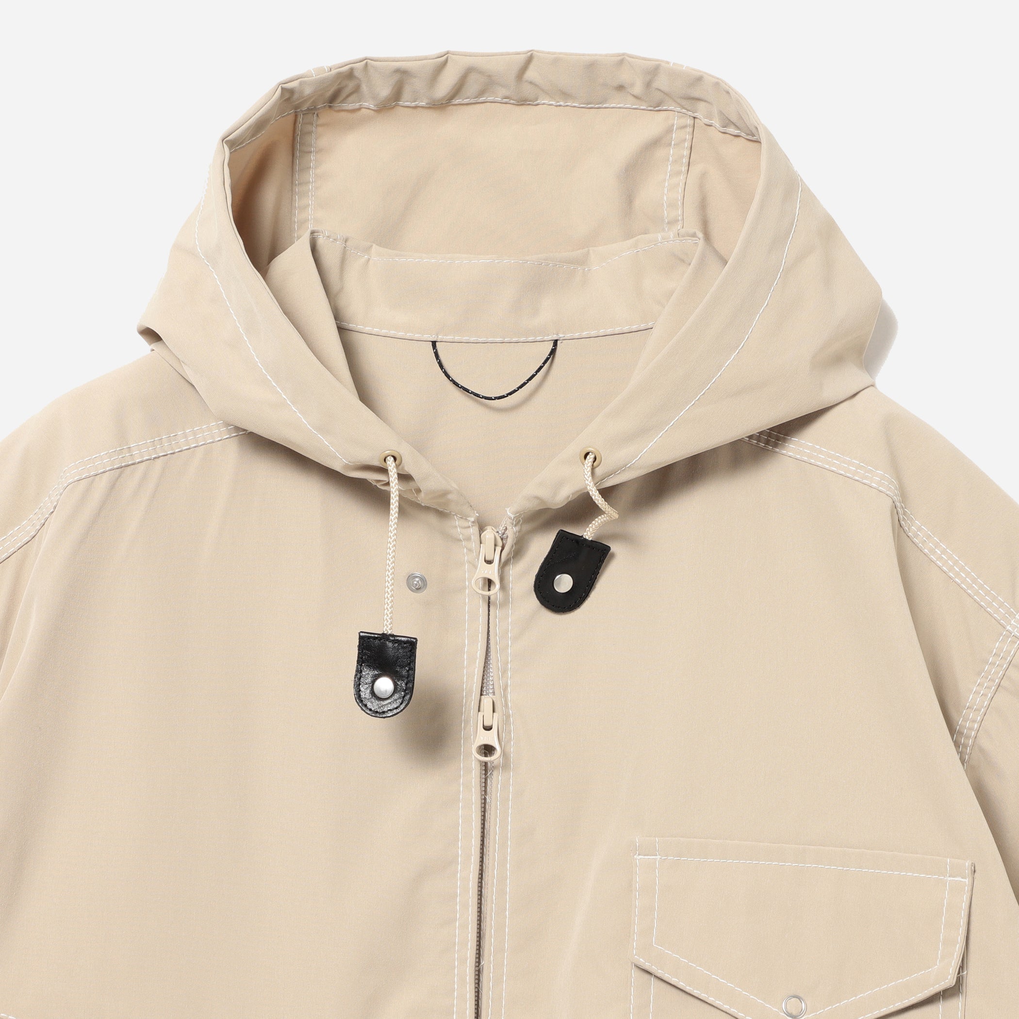 RUSSEL ZIP PARKA JACKET - KHAKI