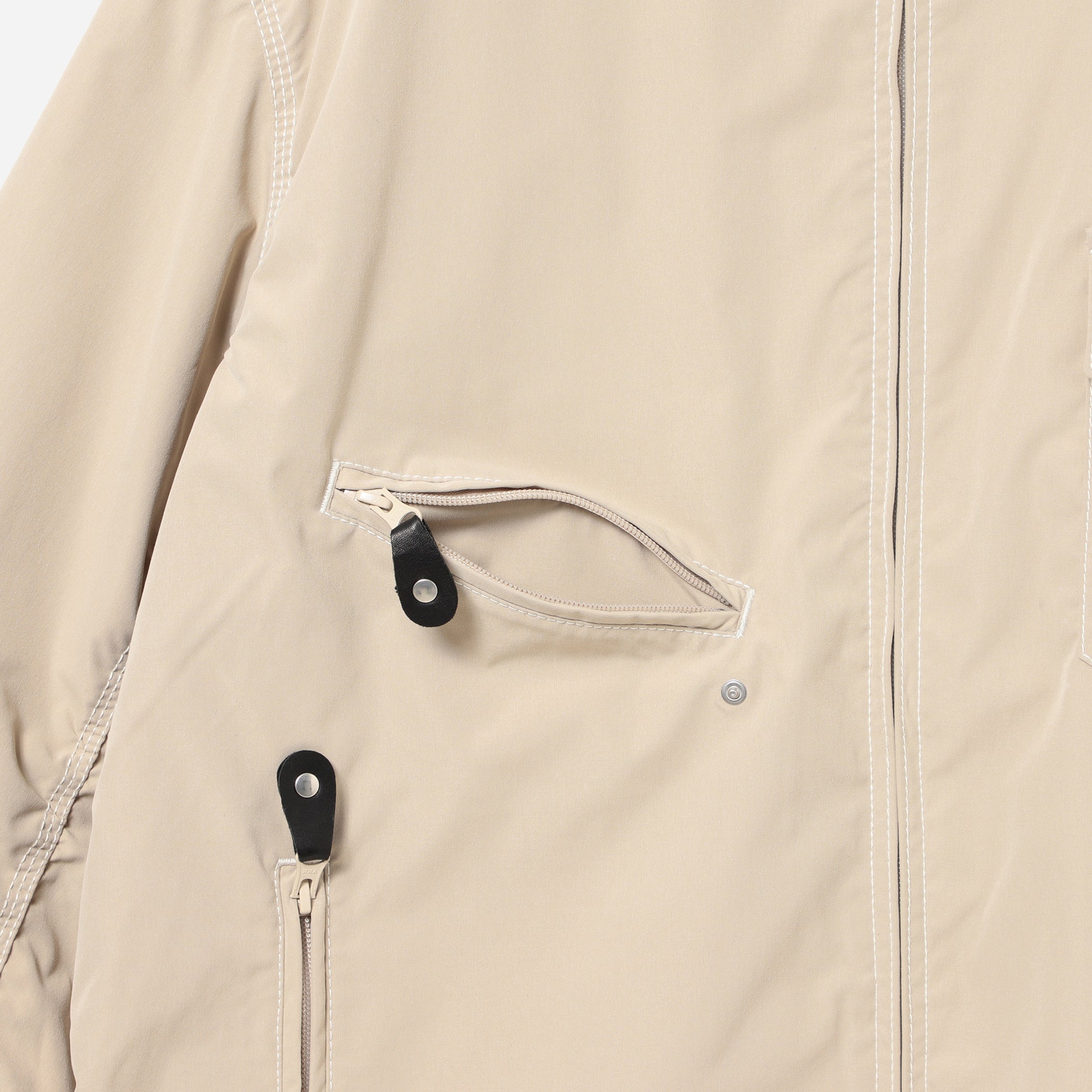 RUSSEL ZIP PARKA JACKET - KHAKI