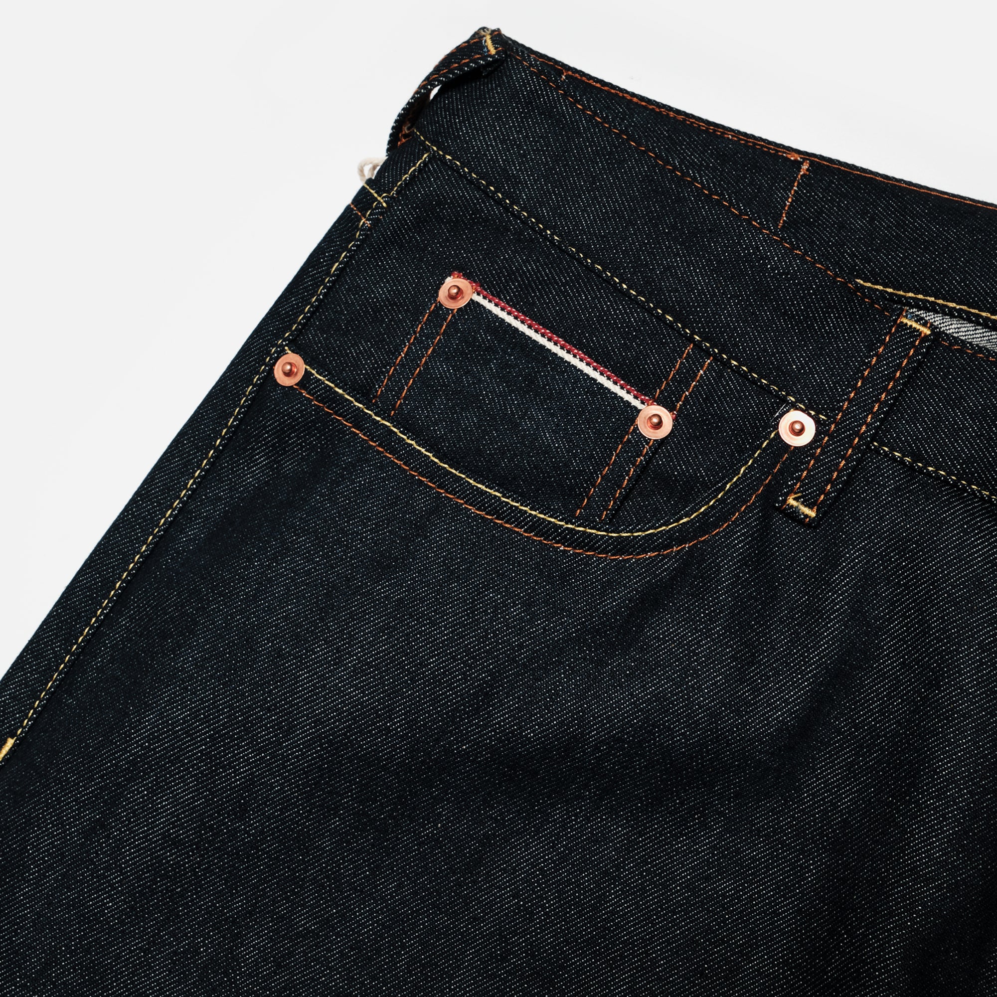 MADE IN ITALY CARVER SELVEDGE JEANS - INDIGO (RAW)