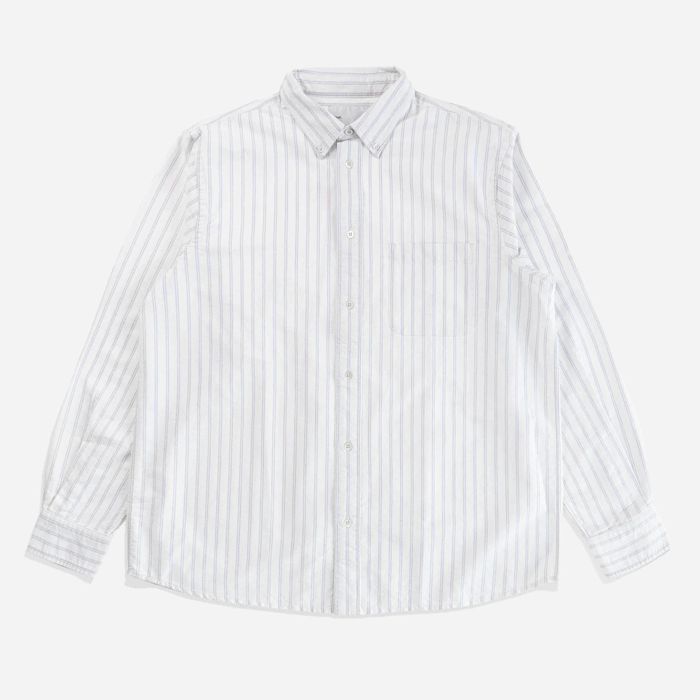 B.D OXFORD SHIRT - WHITE STRIPE