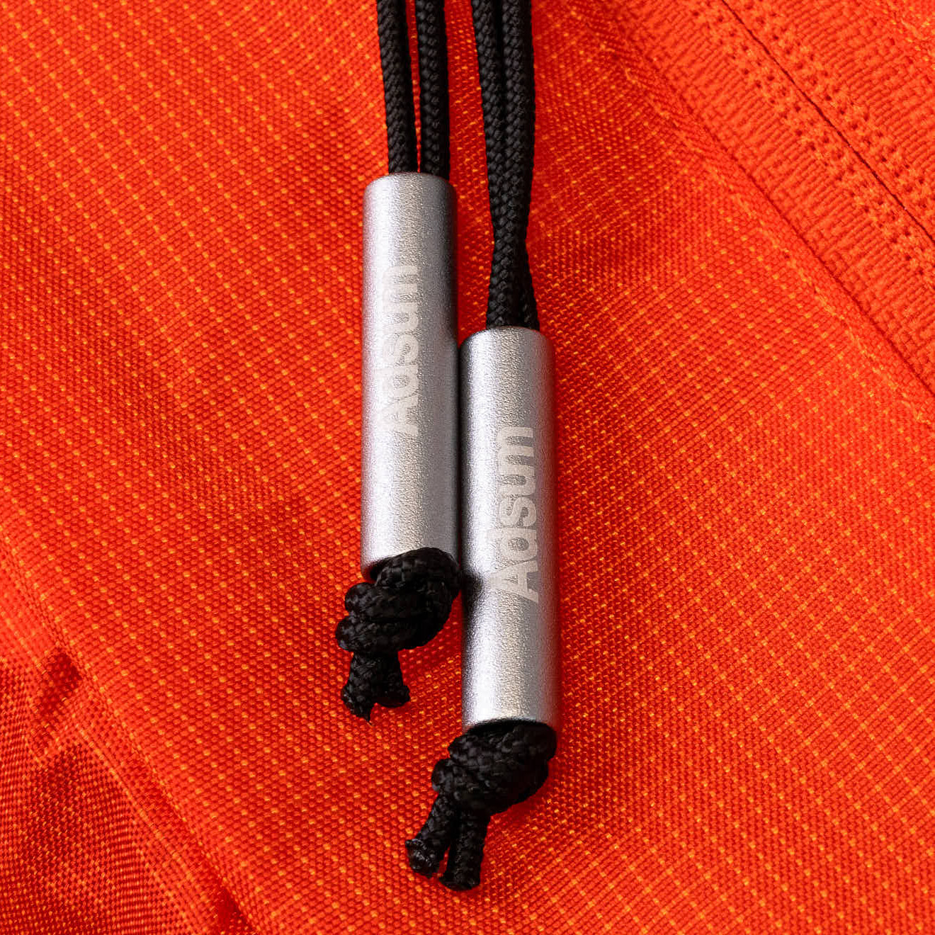 ZIP TOTE NYLON BAG - ORANGE
