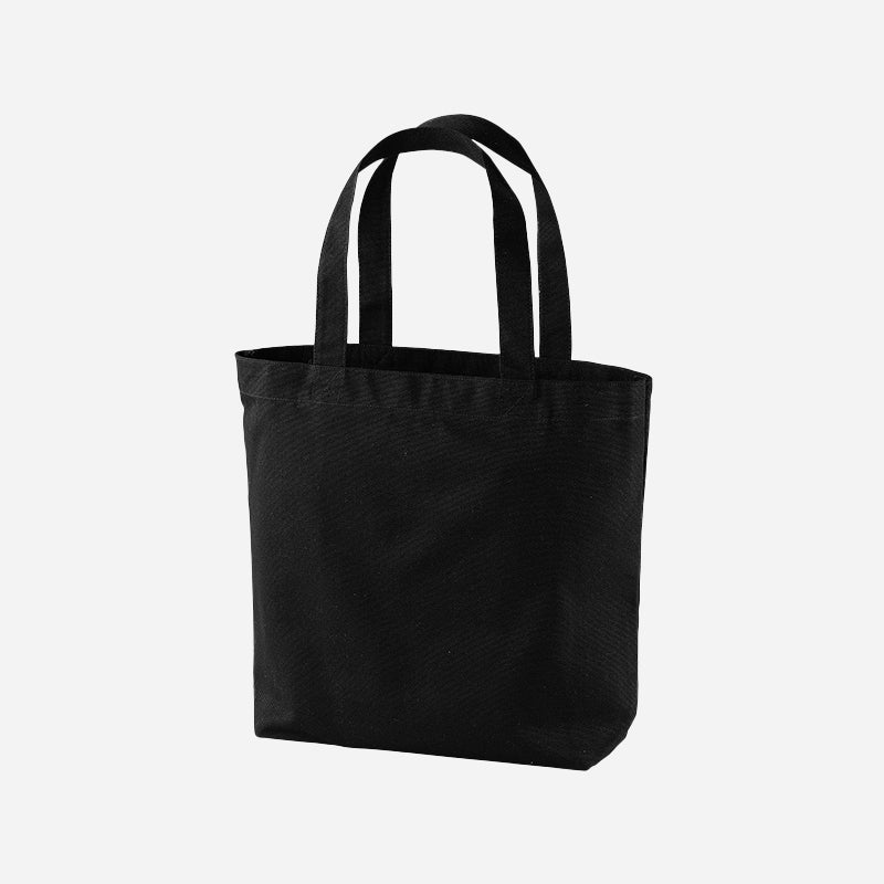 HEAVY CANVAS TOTE BAG - BLACK
