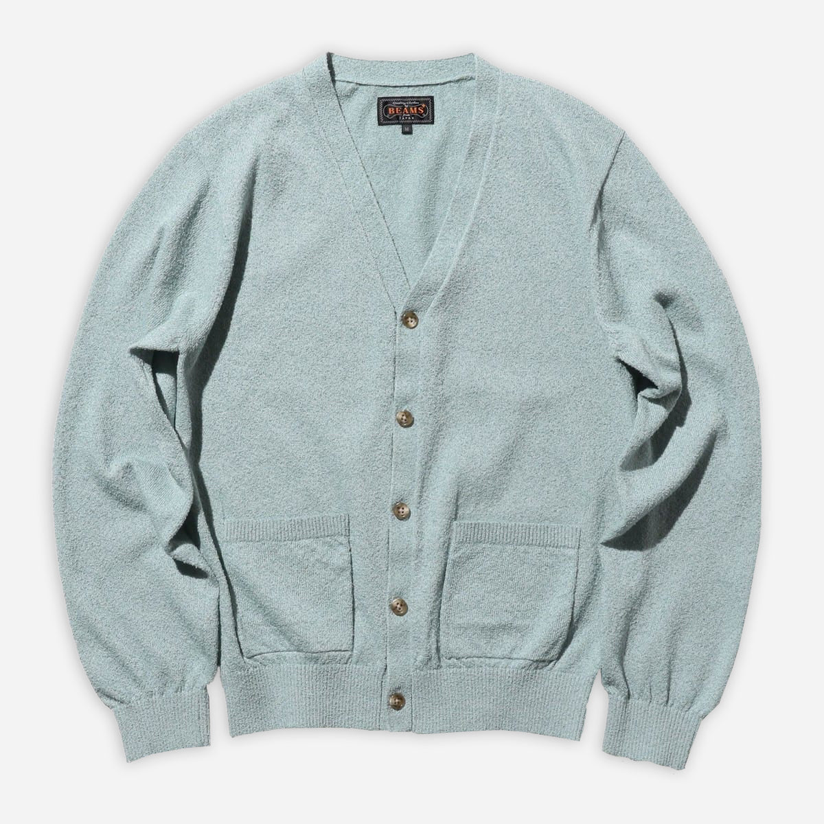 BOUCLE SUMMER CARDIGAN - SAX BLUE