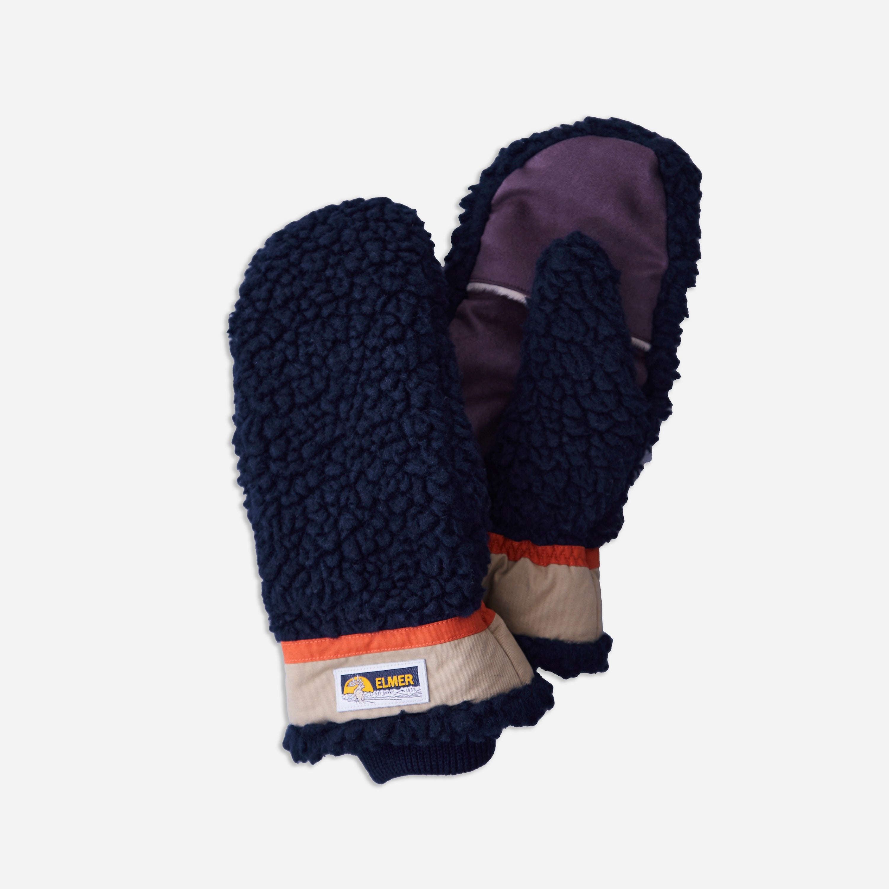 TEDDY MITTENS - NAVY