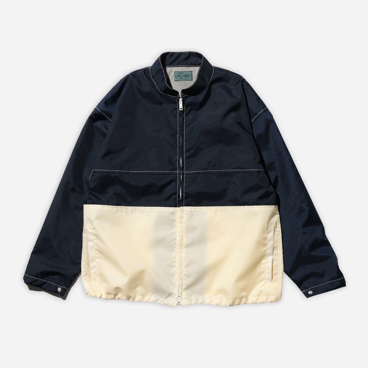 BOAT OXFORD JACKET - NAVY/ECRU