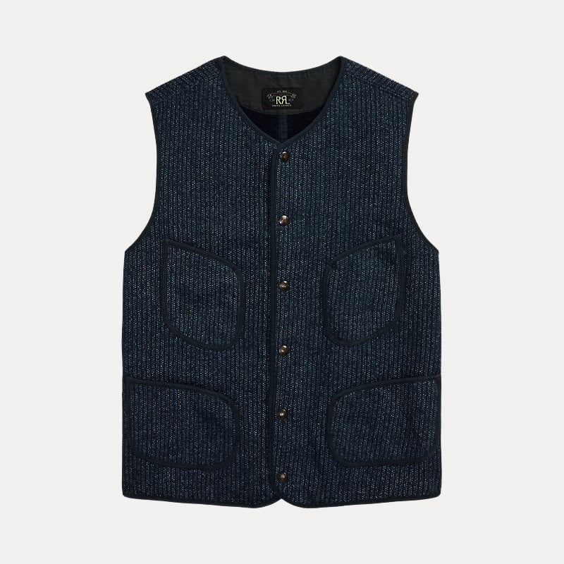 BROWNS BEACH VEST - NAVY INDIGO