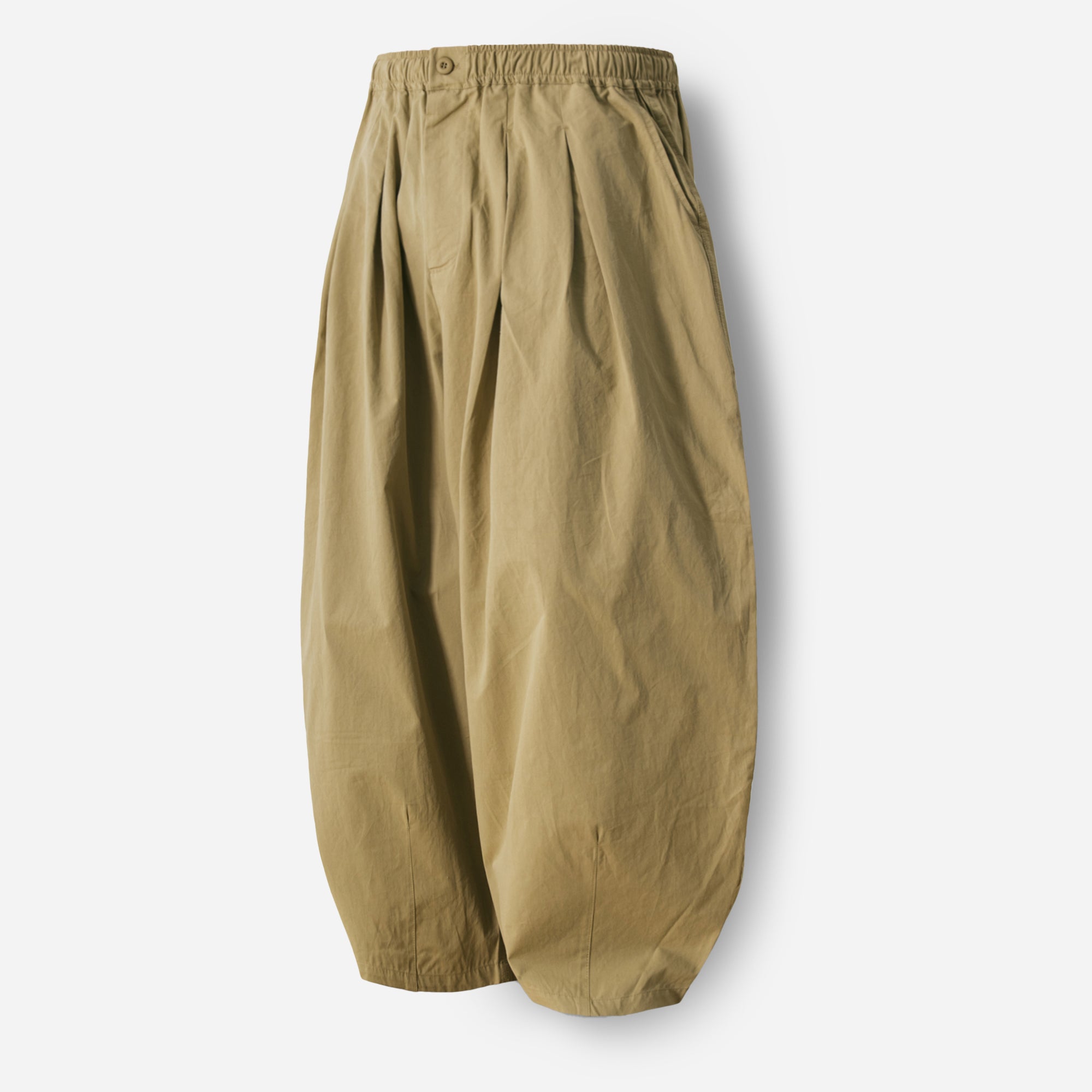 ESSENTIAL EASY BALLOON PANTS - BEIGE