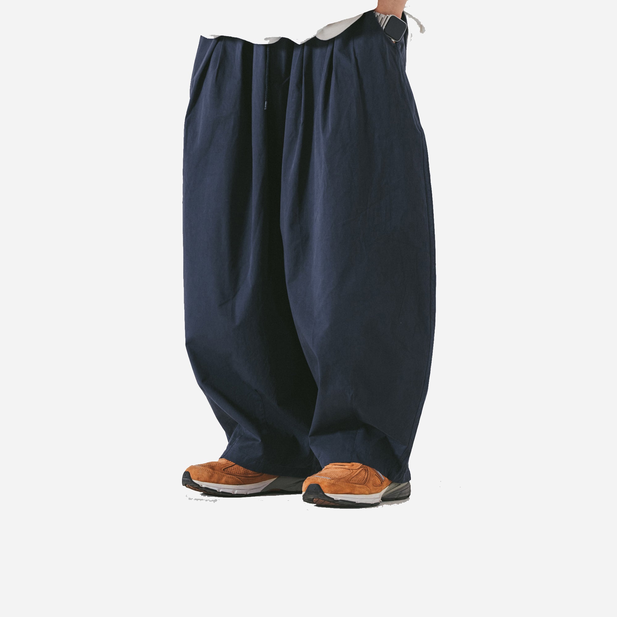 ESSENTIAL EASY BALLOON PANT - NAVY