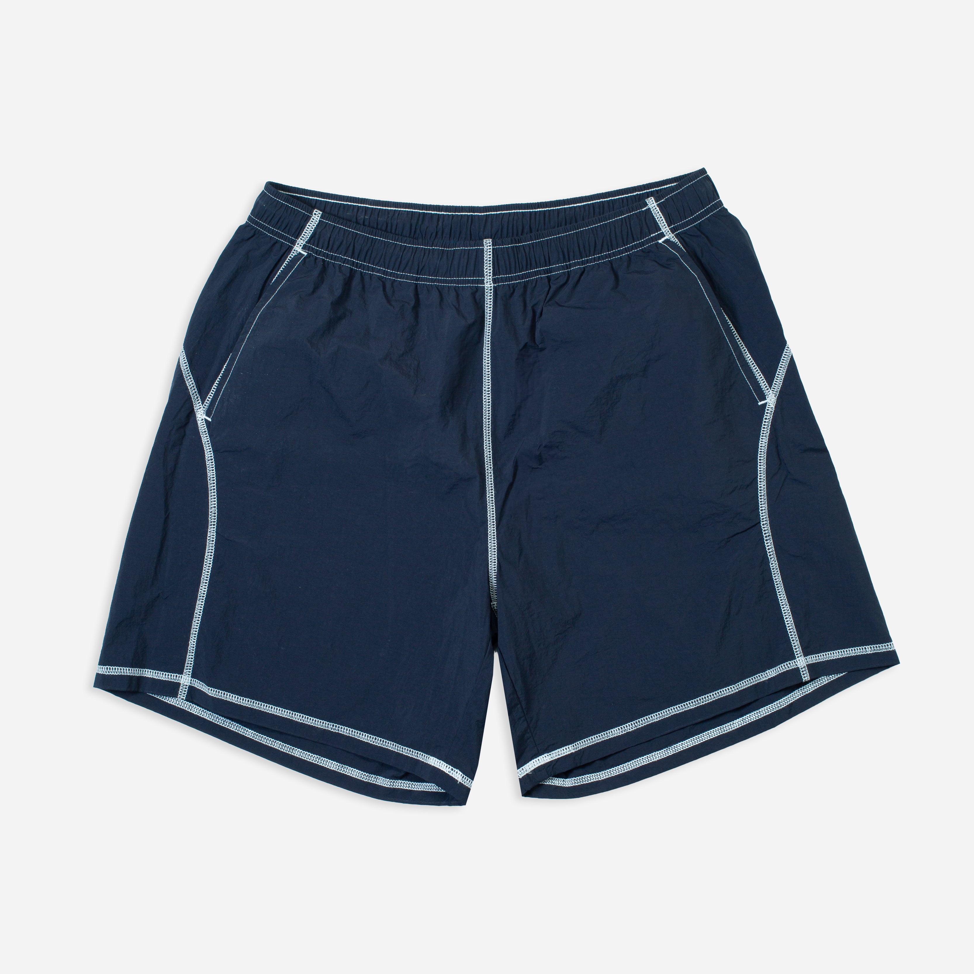 NYLON SEAM SHORT - NAVY