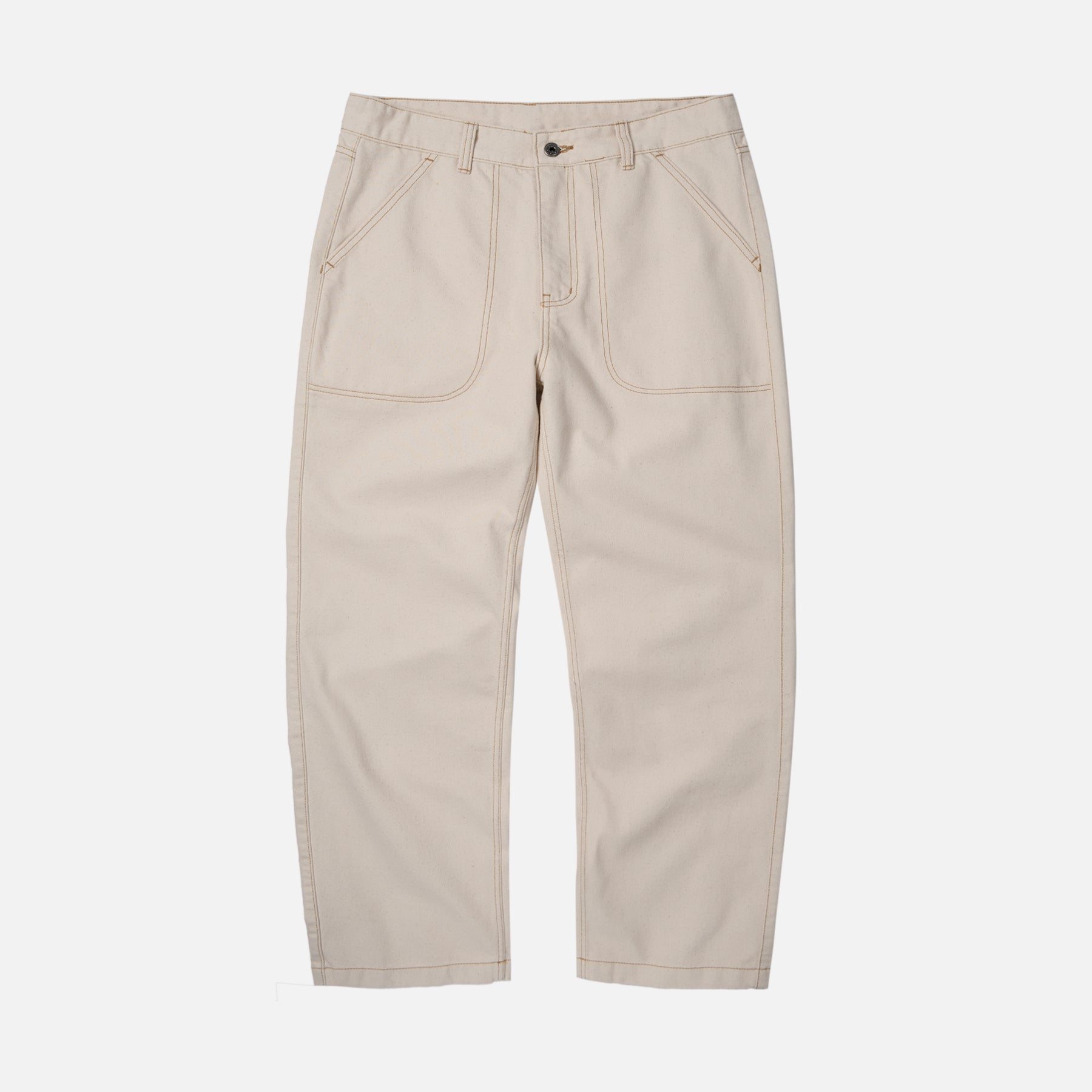 CP WIDE DENIM PANTS - NATURAL