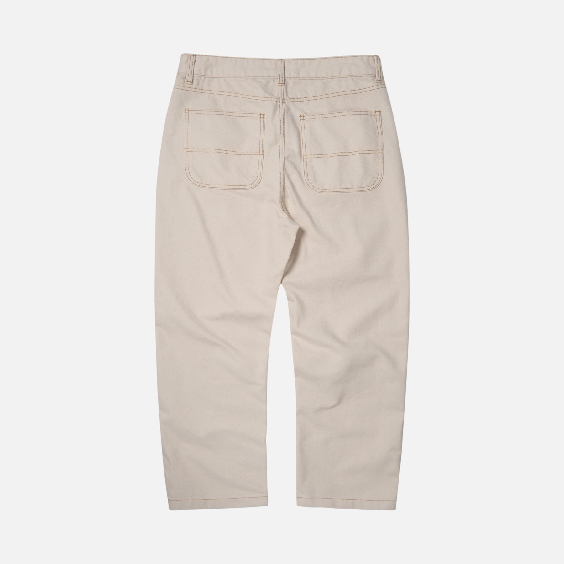 CP WIDE DENIM PANTS - NATURAL
