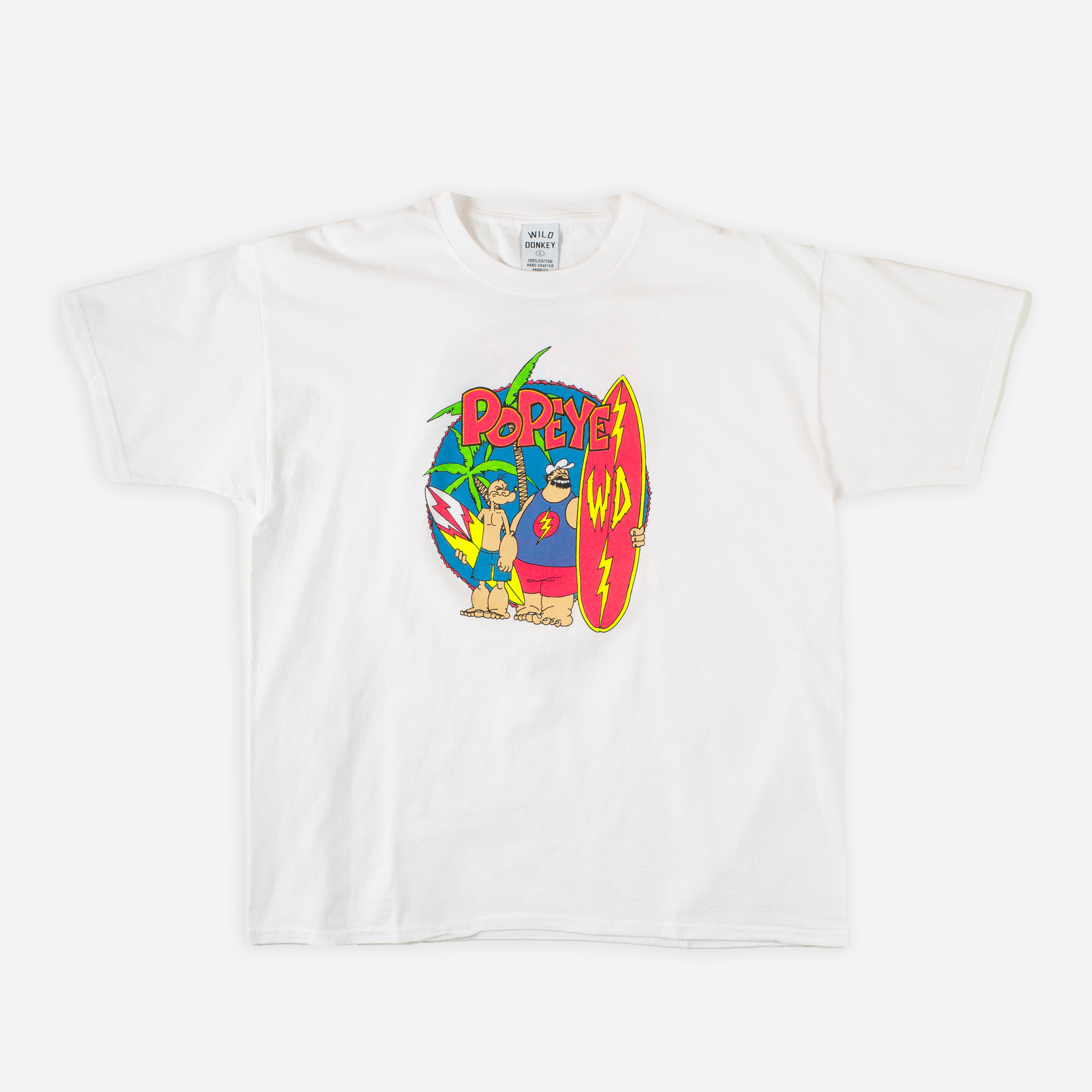 POPEYE CREW T-SHIRT - WHITE
