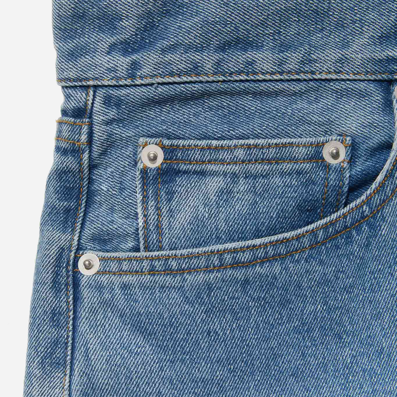 RELAXED DENIM JEANS - LIGHT BLEACHED WASH