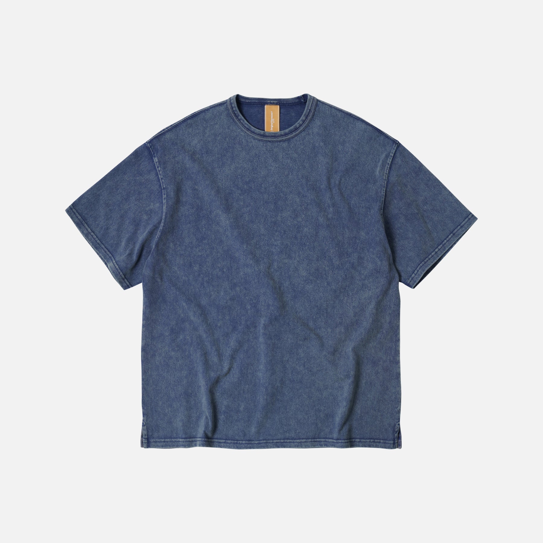 OG VINTAGE DYEING HALF TEE - WASHED NAVY