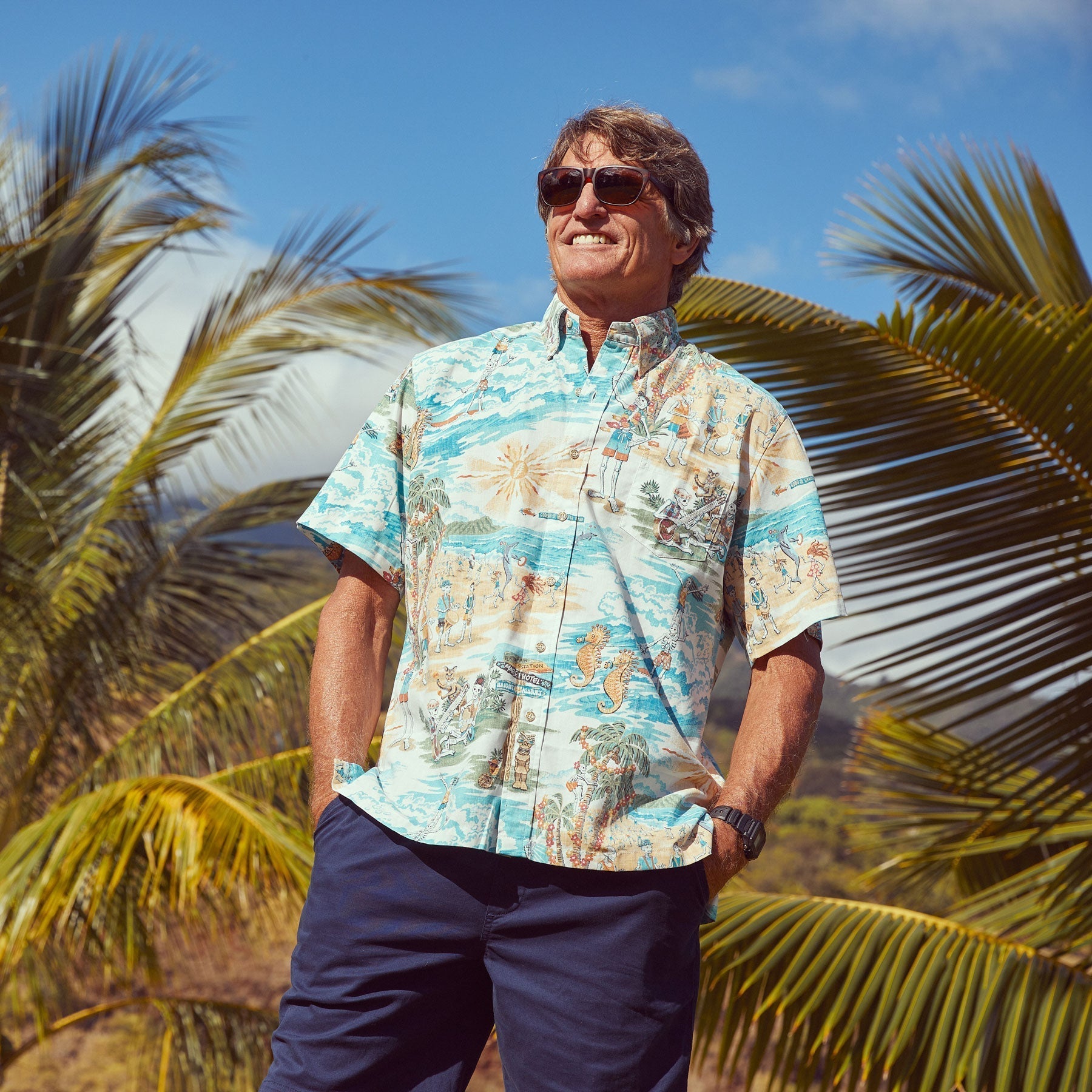 Grateful Dead Beach Party Tailored Buttonfront