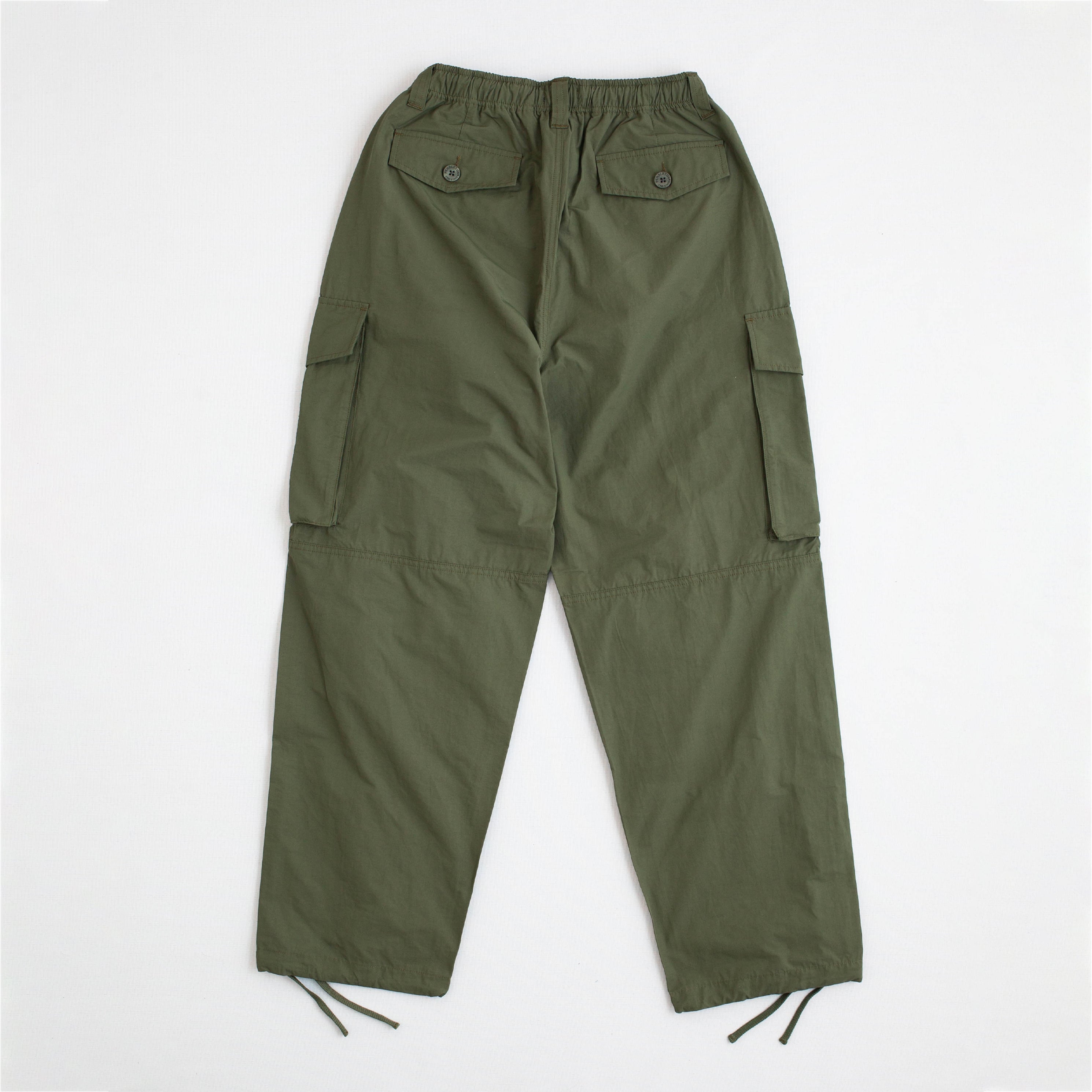 PARACHUTE CARGO PANTS - OLIVE