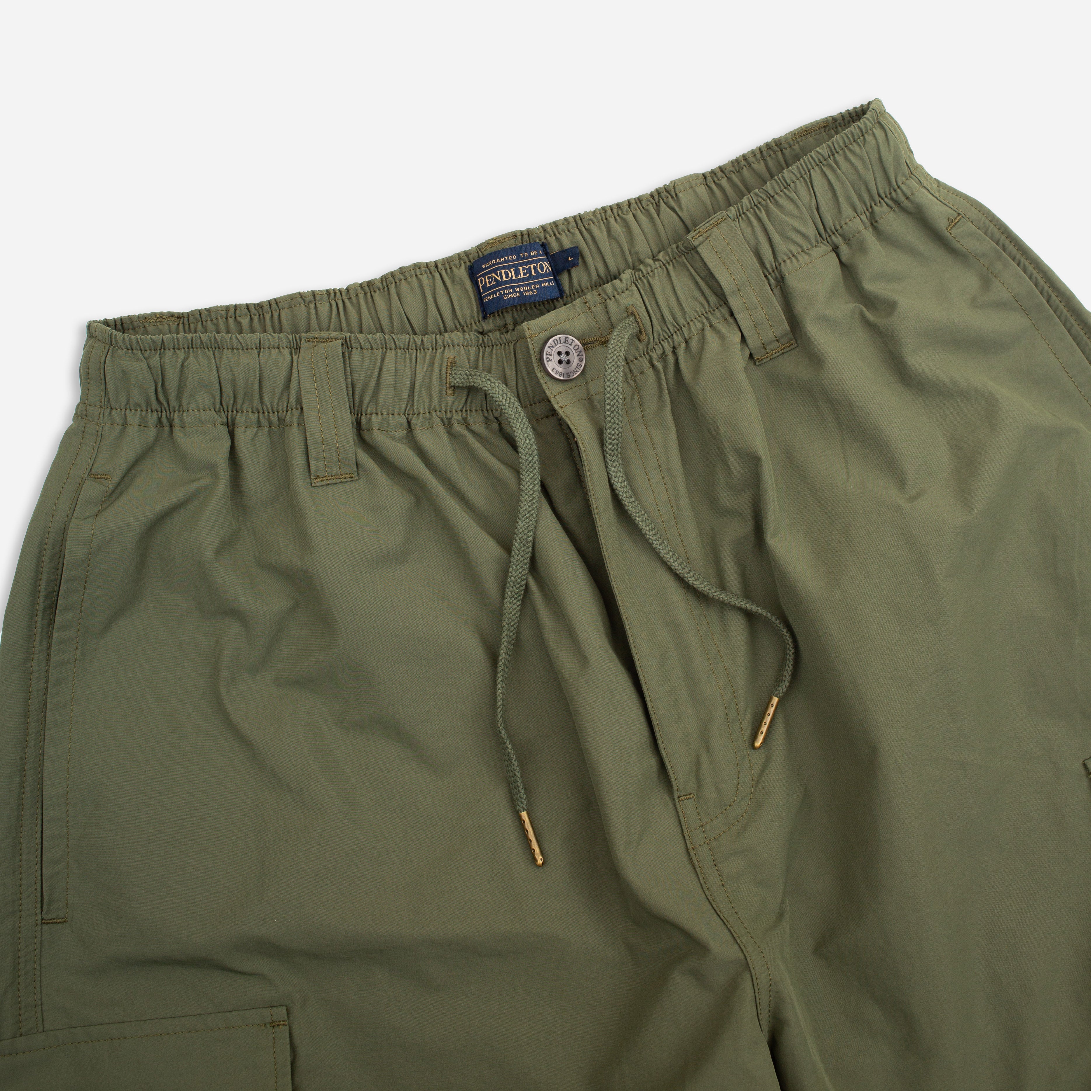 PARACHUTE CARGO PANTS - OLIVE