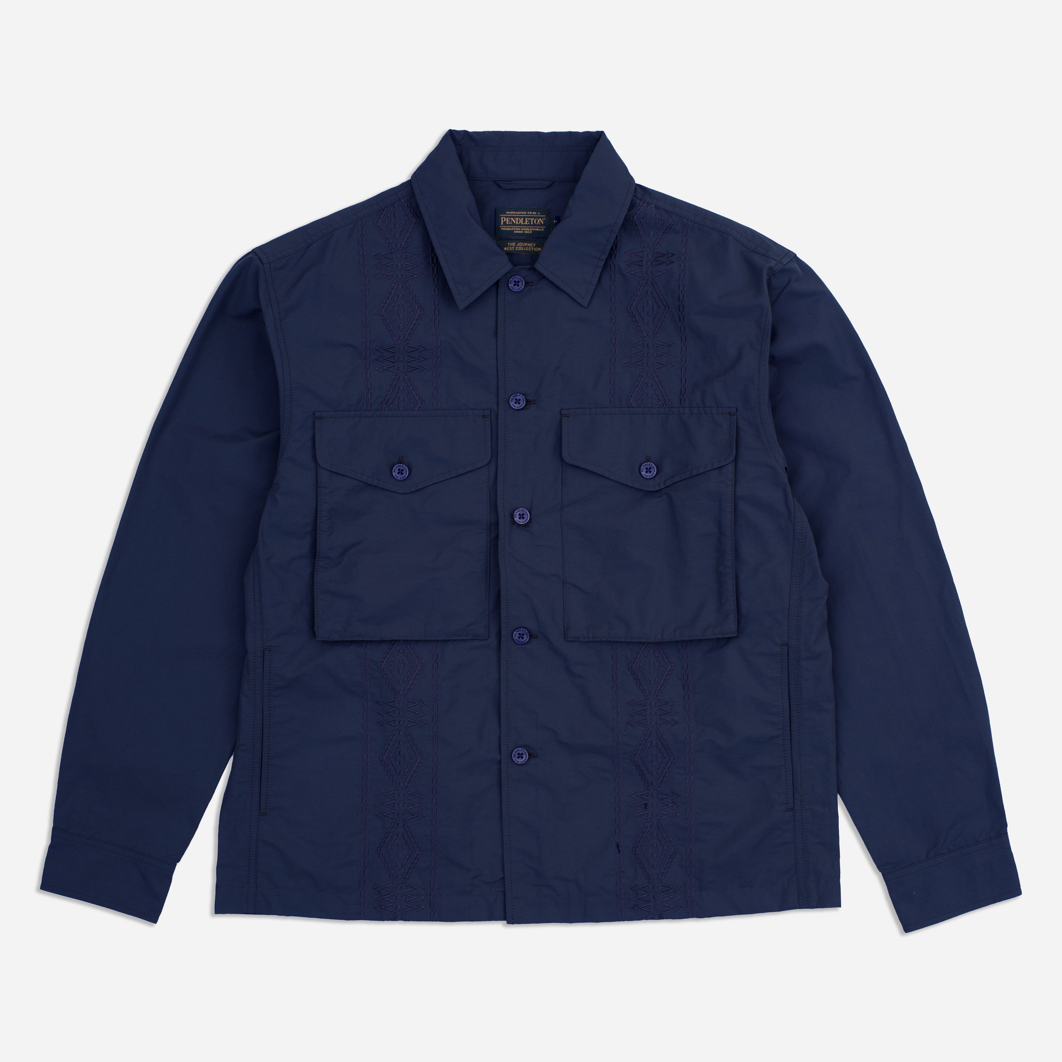 PARACHUTE OVERSHIRT - NAVY