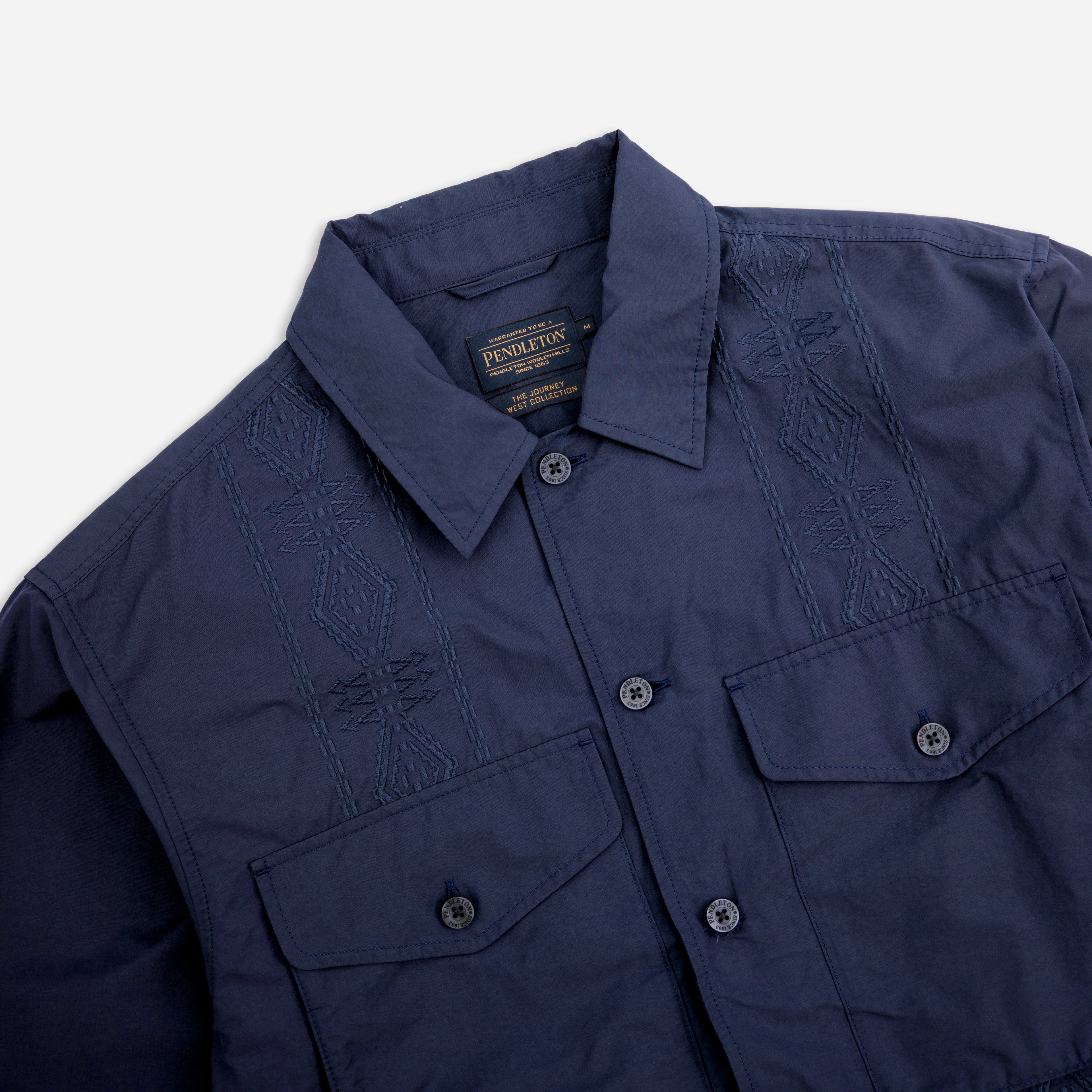 PARACHUTE OVERSHIRT - NAVY