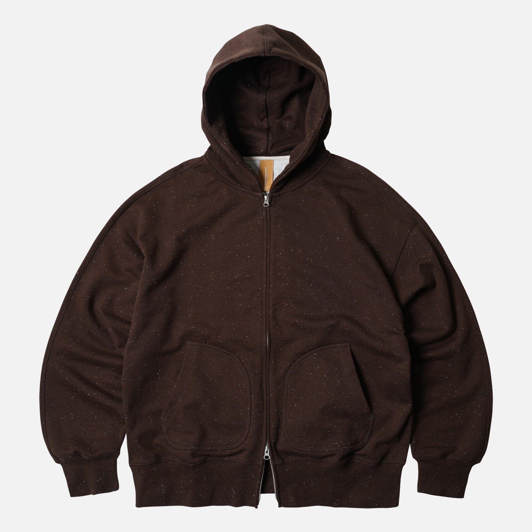 OG BOCACI HEAVYWEIGHT HOOD ZIPUP PARKA - DARK BROWN