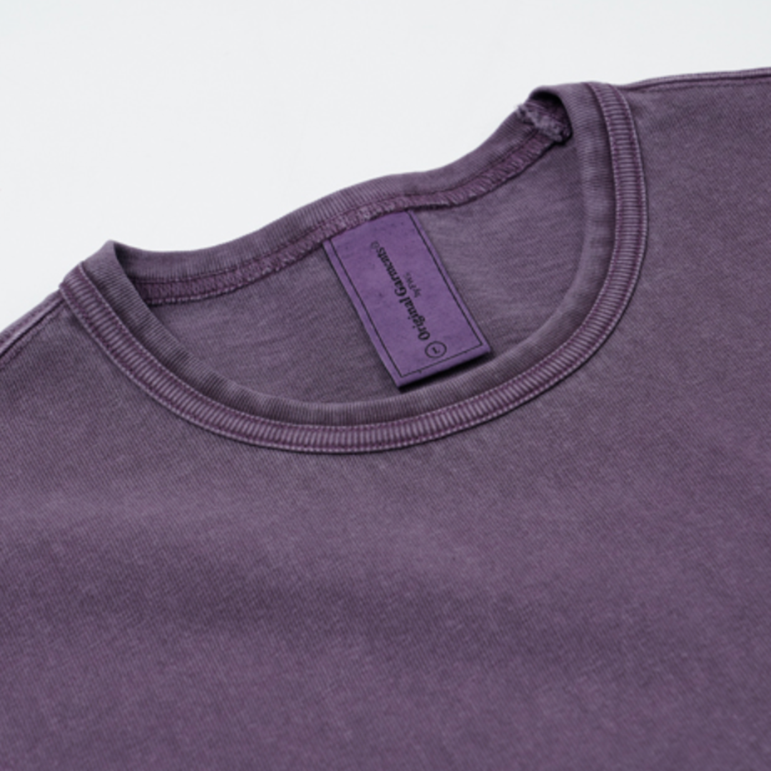 OG PIGMENT DYEING T-SHIRT - PURPLE