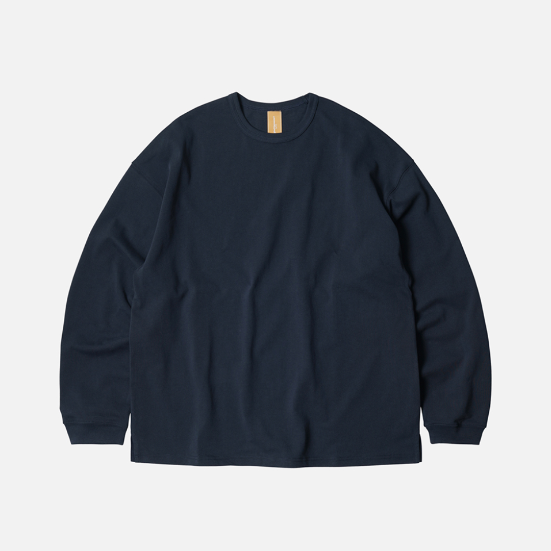 OG DOUBLE RIB L/S T-SHIRT - NAVY