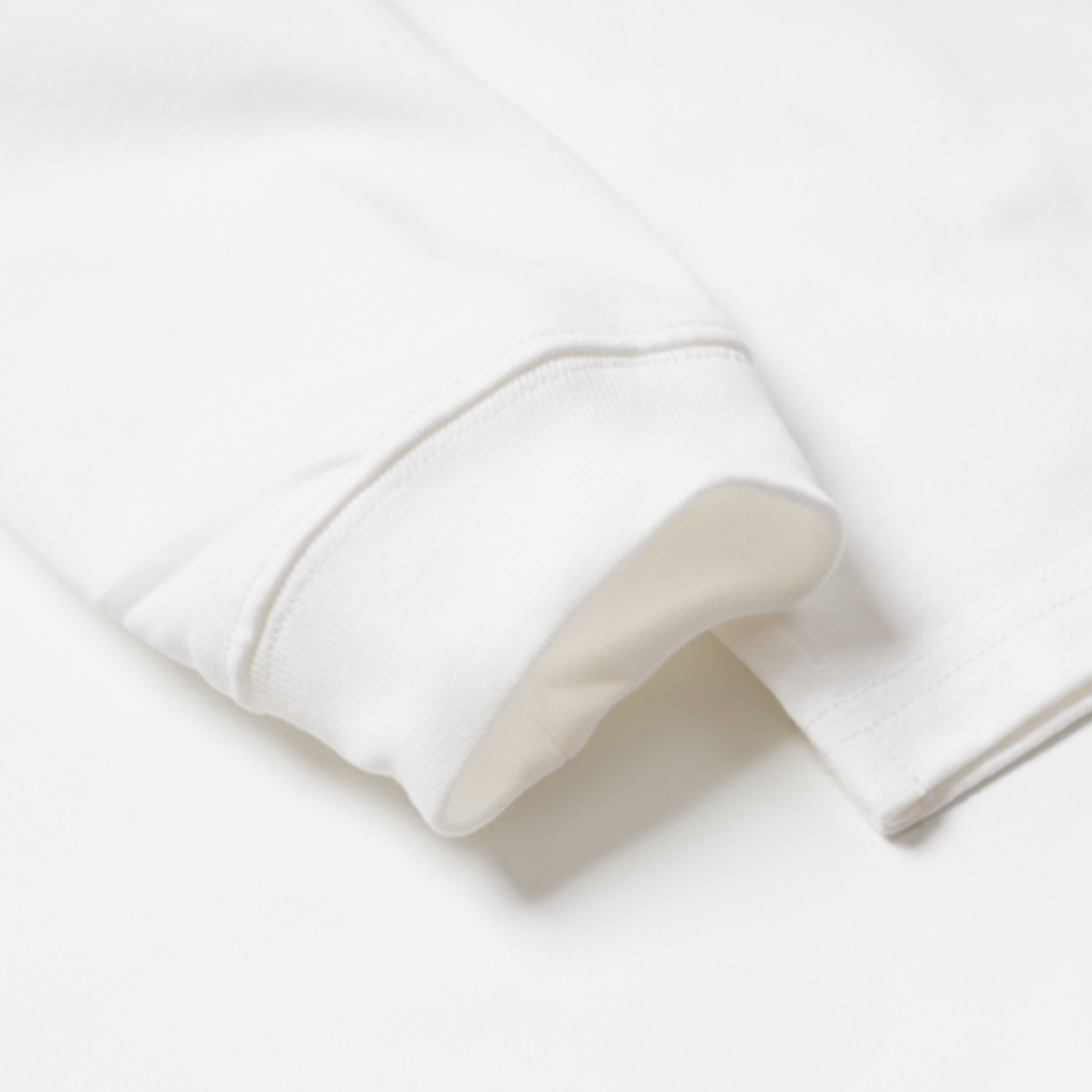 OG DOUBLE RIB L/S T-SHIRT - WHITE