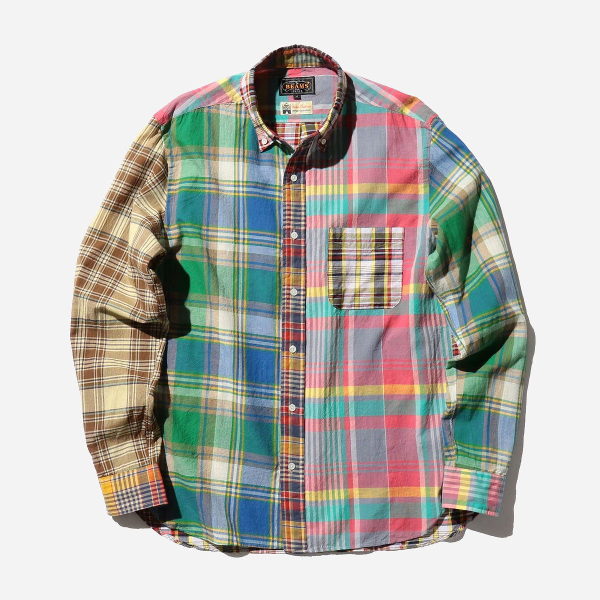 MADRAS PANEL B.D SHIRT - MULTI