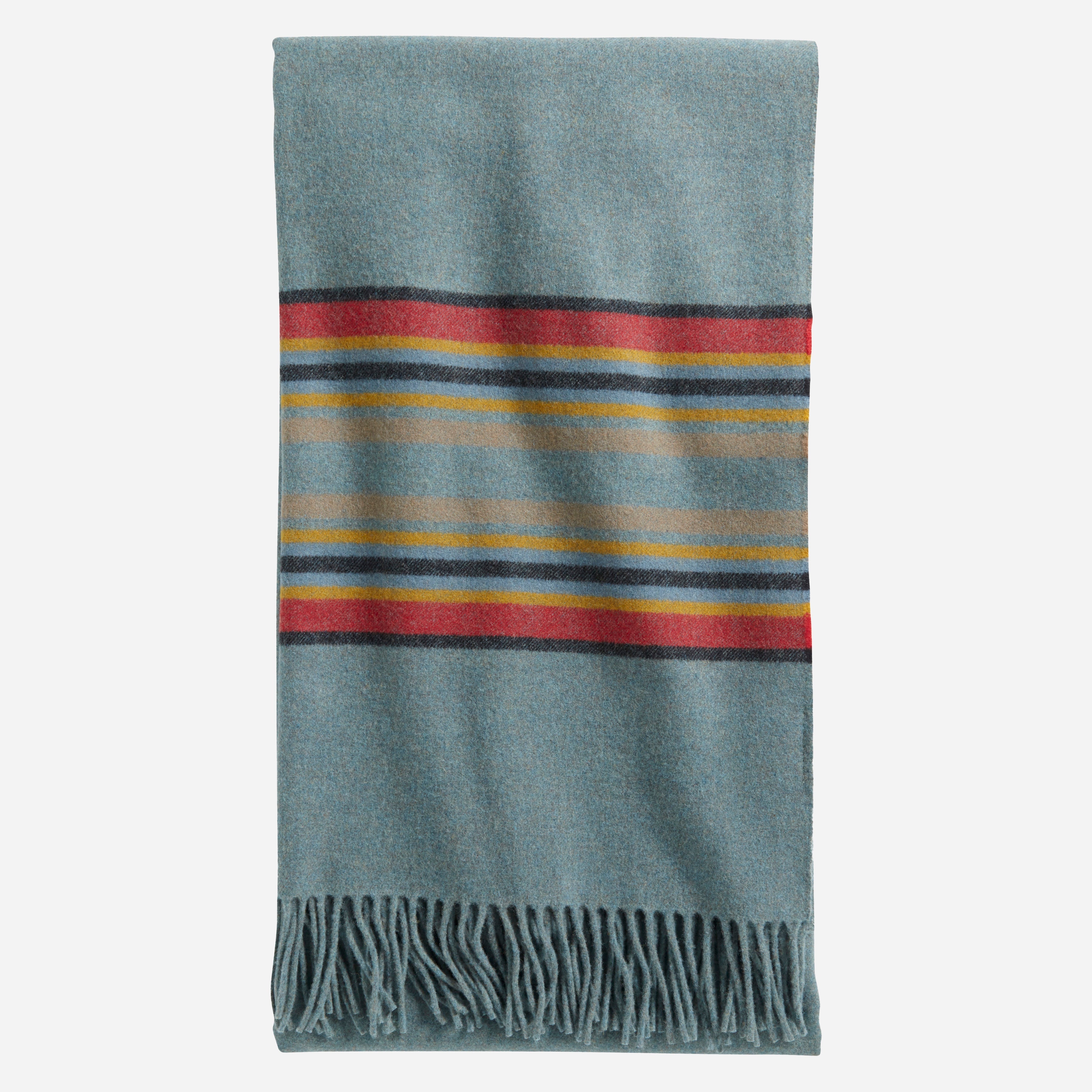 5TH AVENUE THROW - GREEN HEATHER