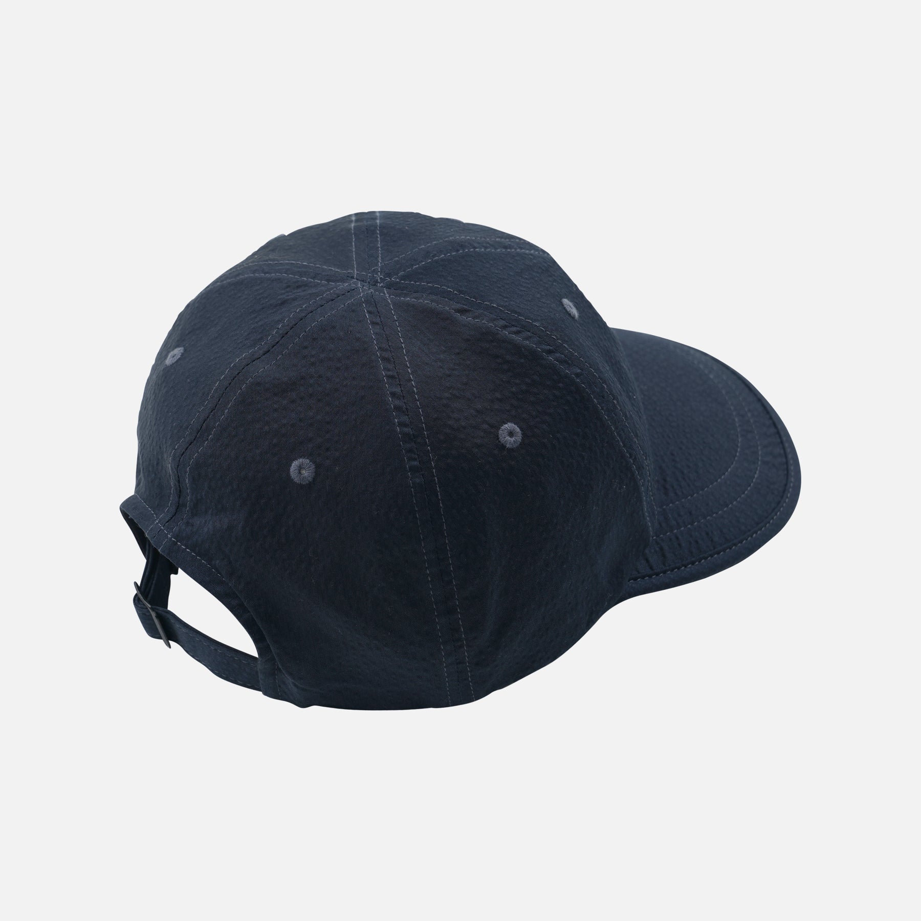 SEERSUCKER FEATHER CAP - NAVY