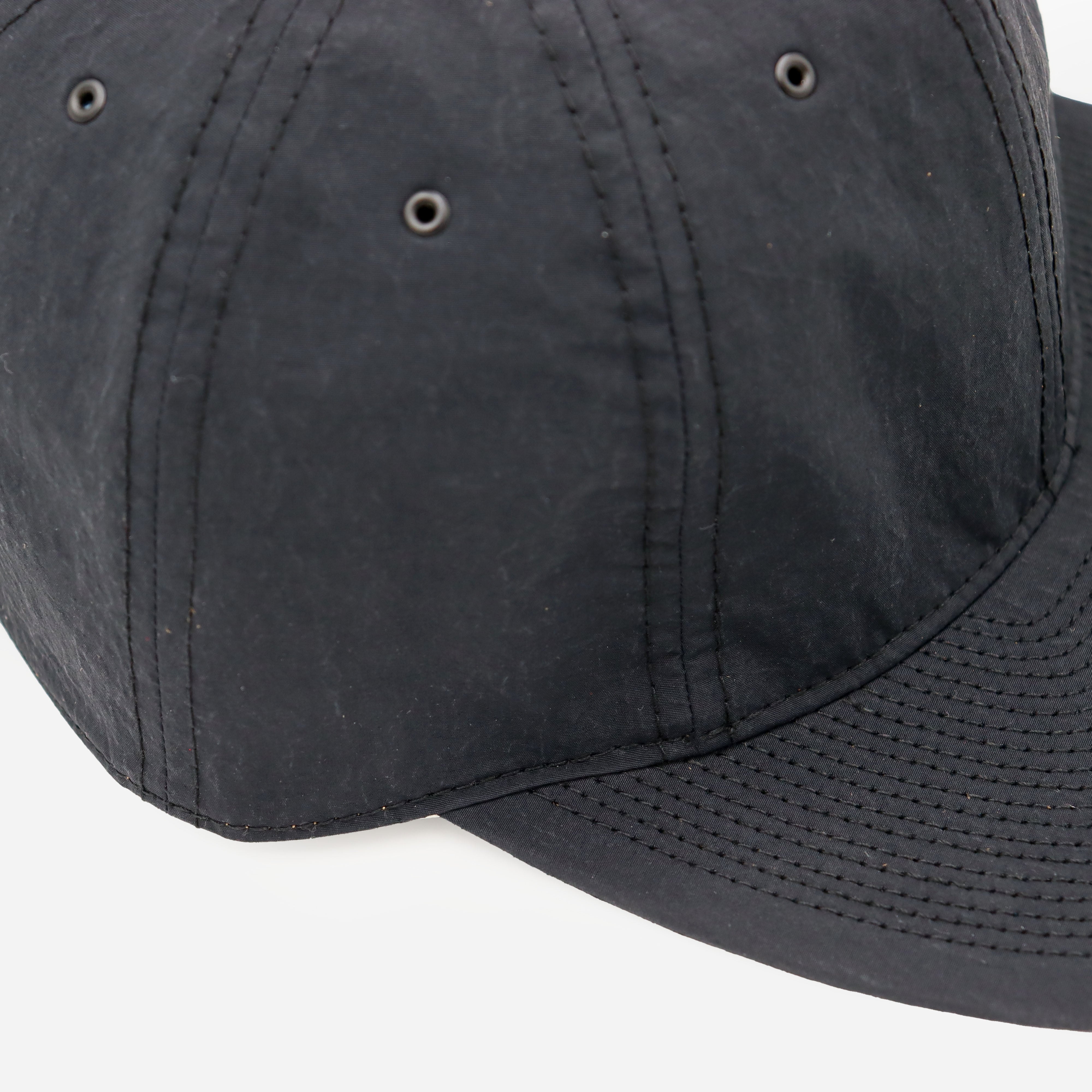 HEAVY NYLON CAP - BLACK